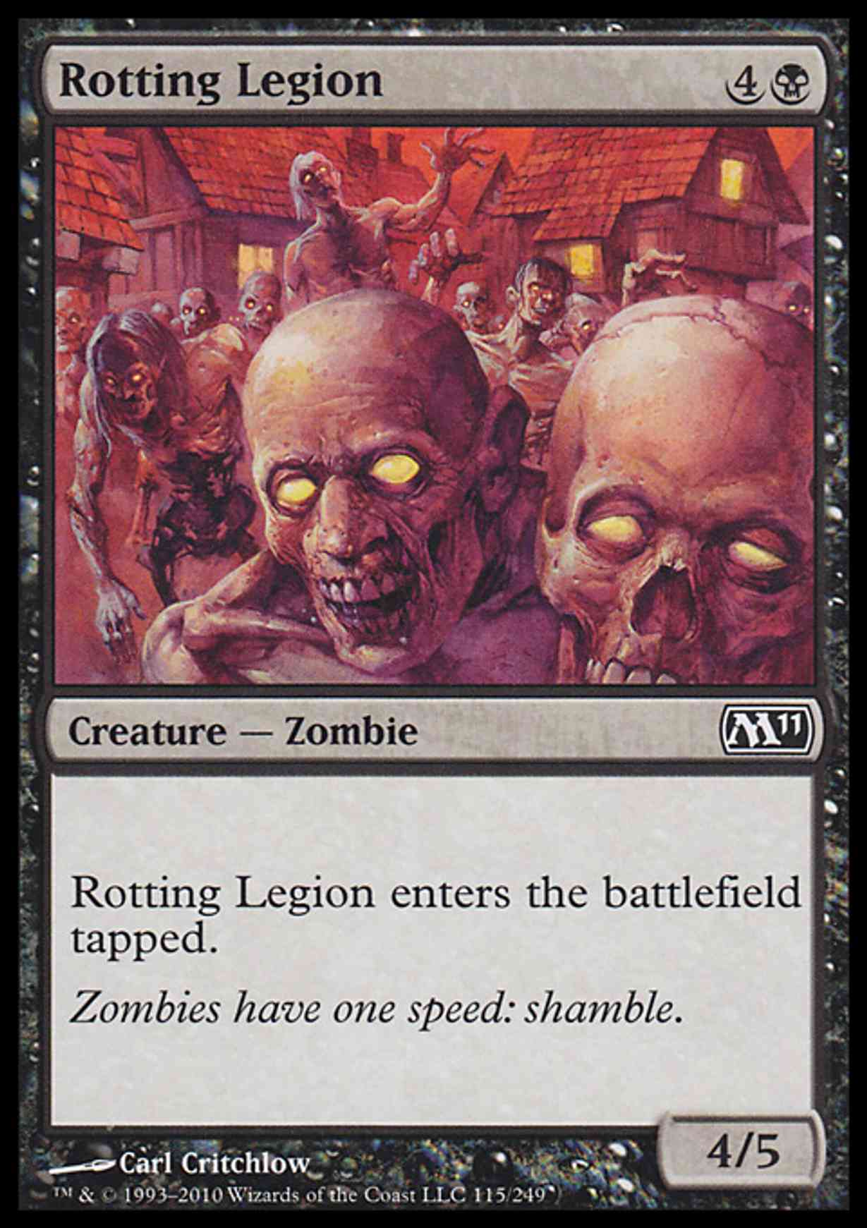 Rotting Legion magic card front