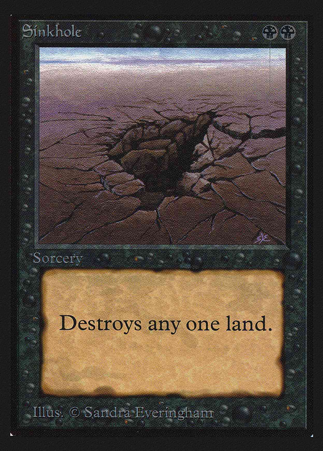 Sinkhole (IE) magic card front