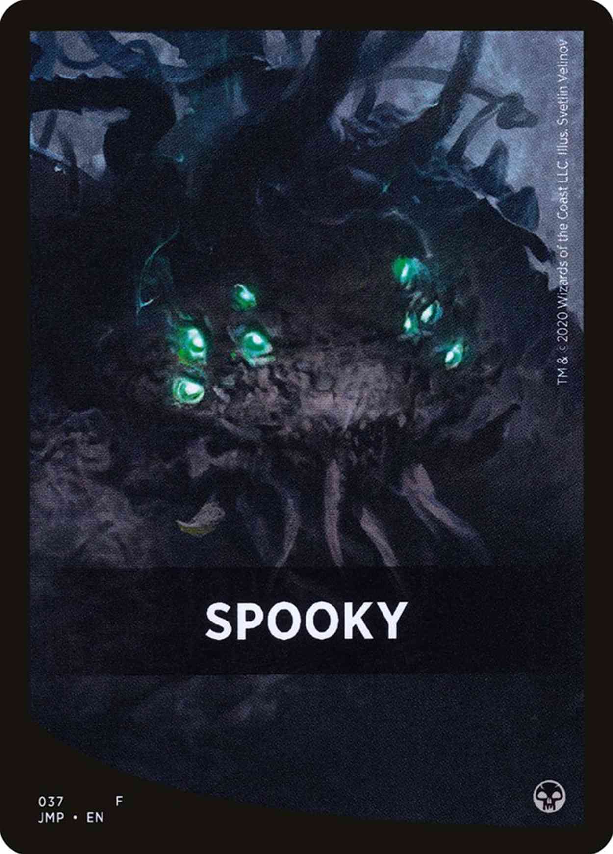 Spooky Theme Card magic card front