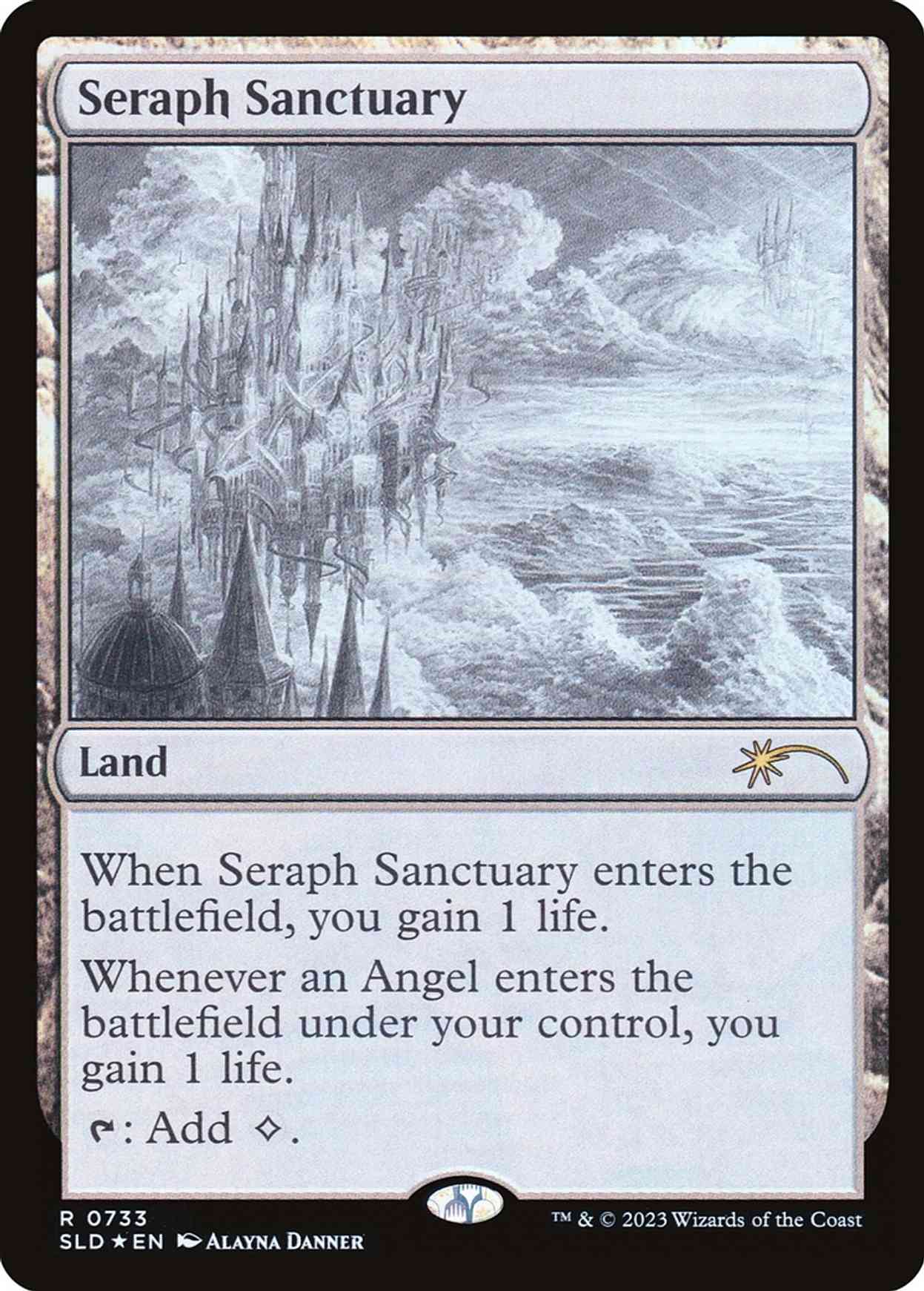 Seraph Sanctuary (Sketch Showcase) magic card front