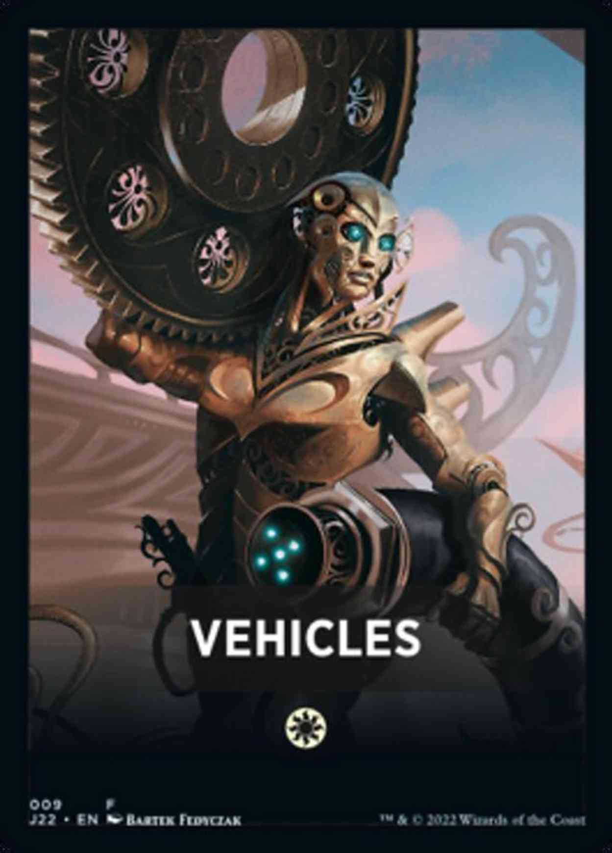 Vehicles Theme Card magic card front