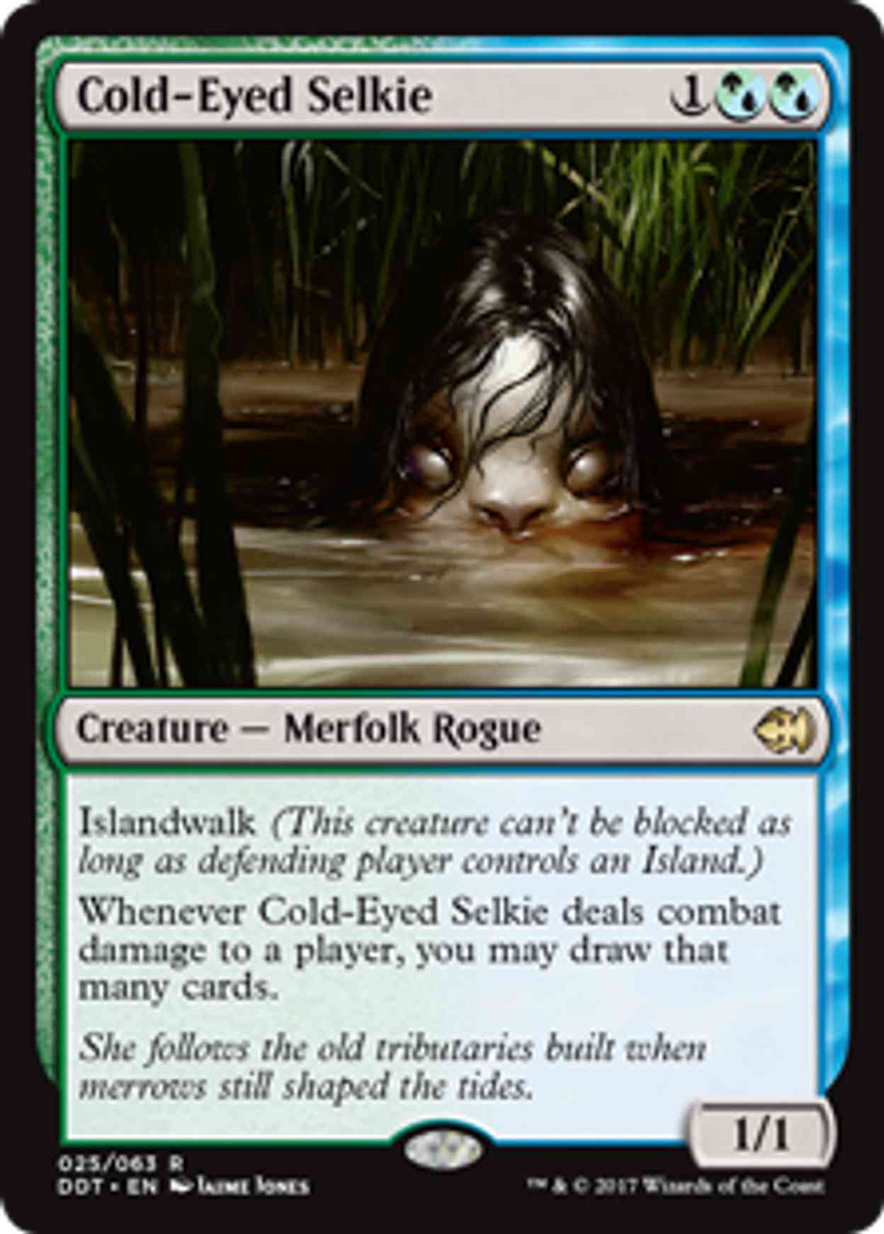 Cold-Eyed Selkie magic card front