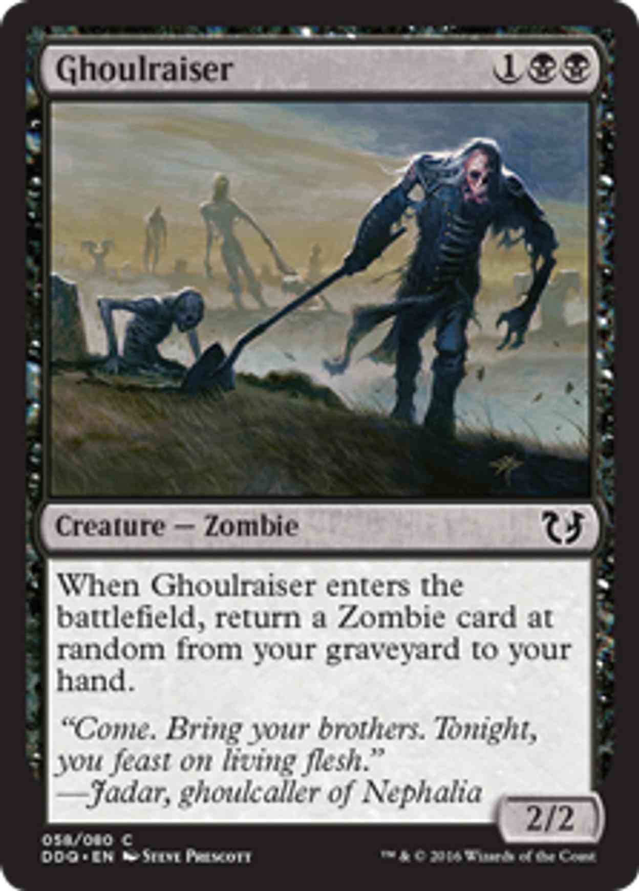 Ghoulraiser magic card front