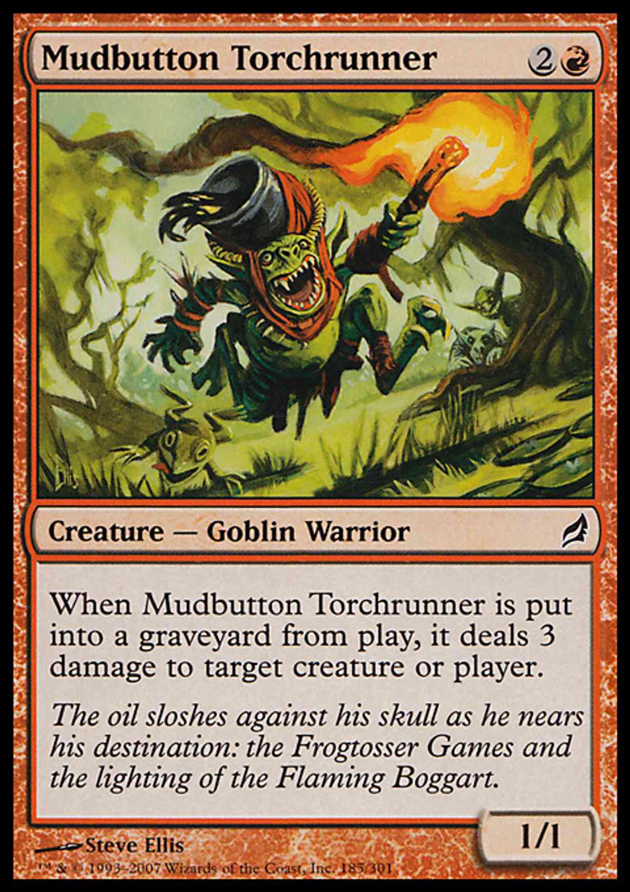 Mudbutton Torchrunner magic card front
