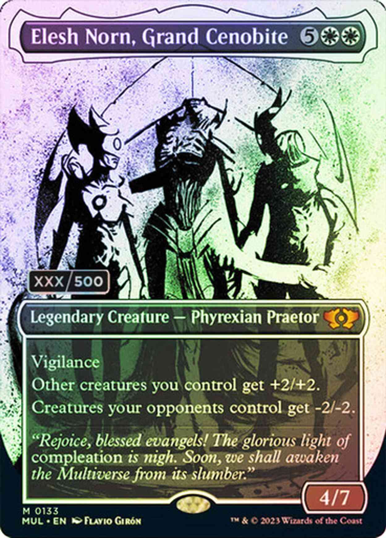 Elesh Norn, Grand Cenobite (Serialized) magic card front