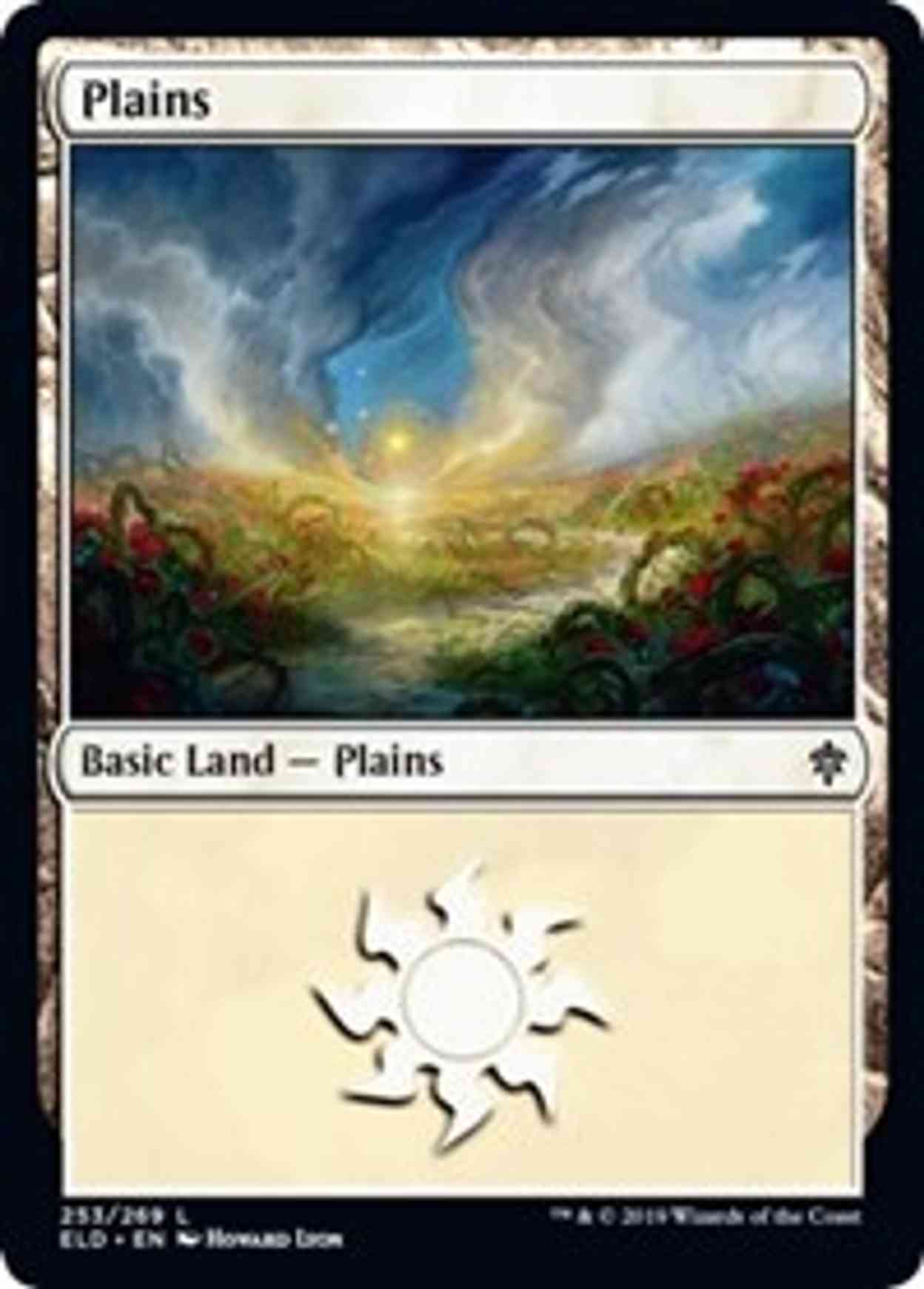 Plains (253) magic card front