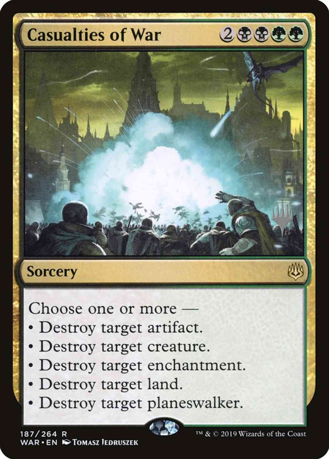 Casualties of War magic card front