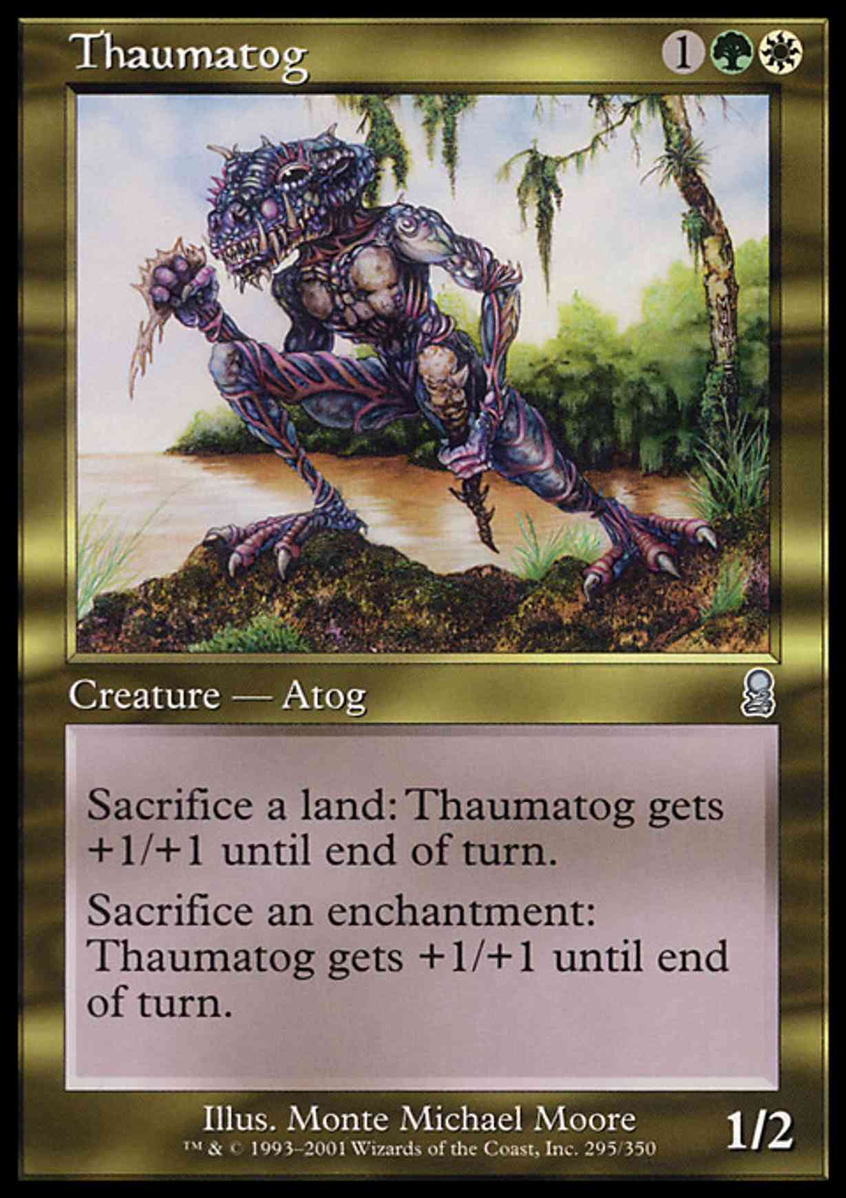 Thaumatog magic card front