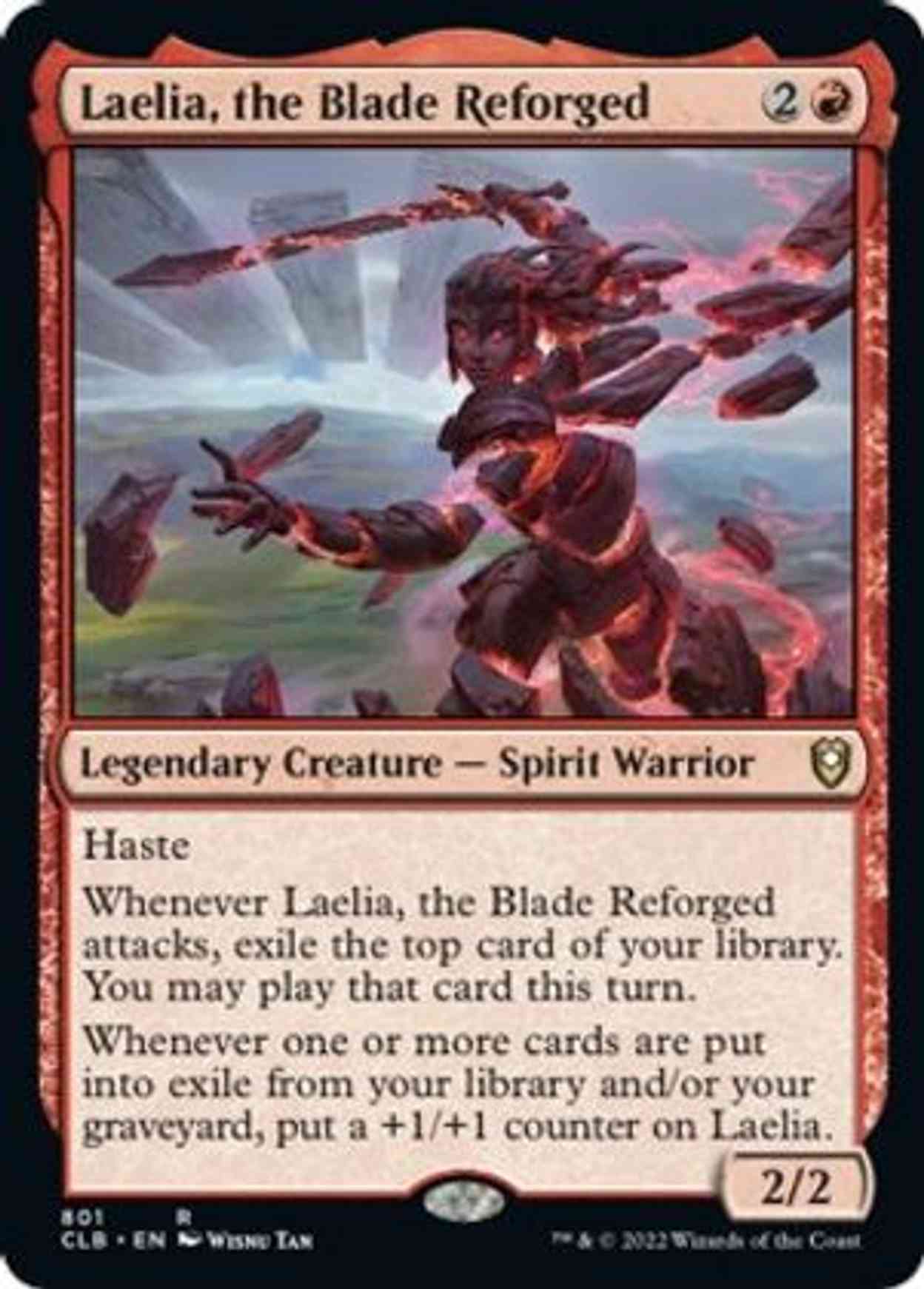 Laelia, the Blade Reforged magic card front