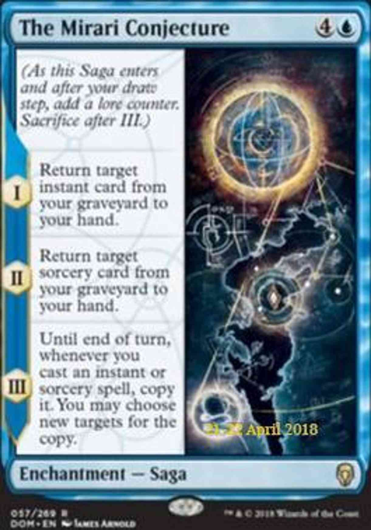 The Mirari Conjecture magic card front
