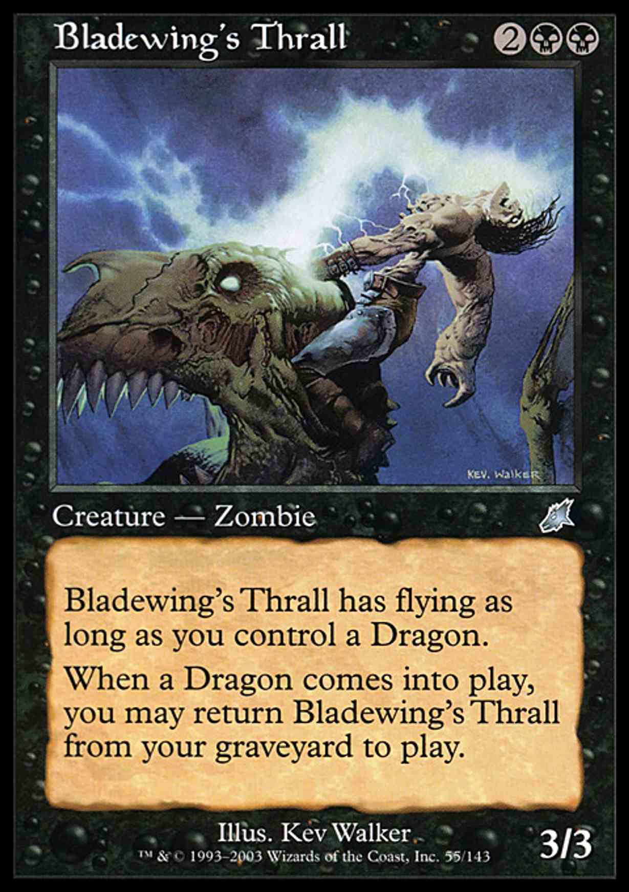Bladewing's Thrall magic card front