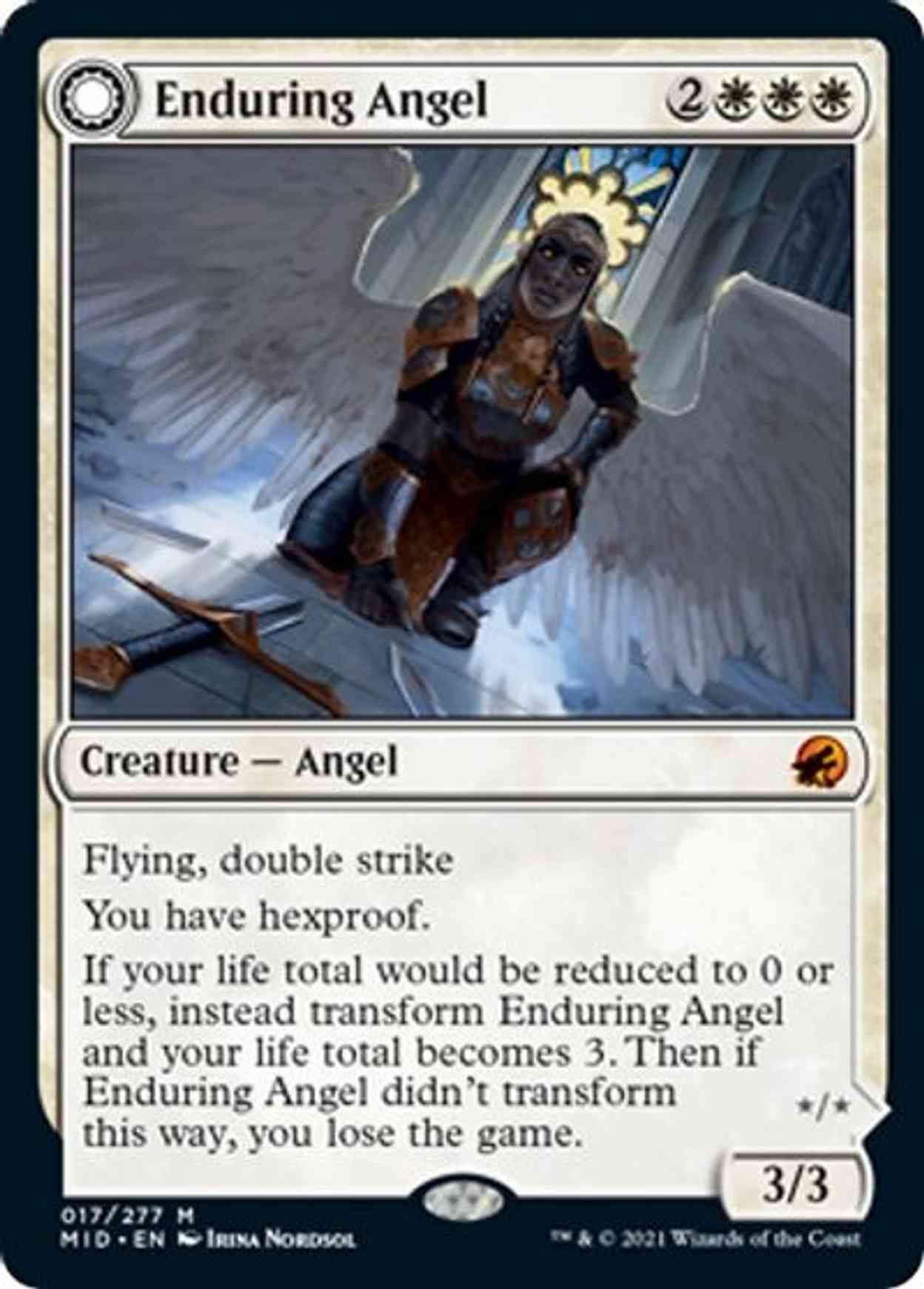 Enduring Angel magic card front