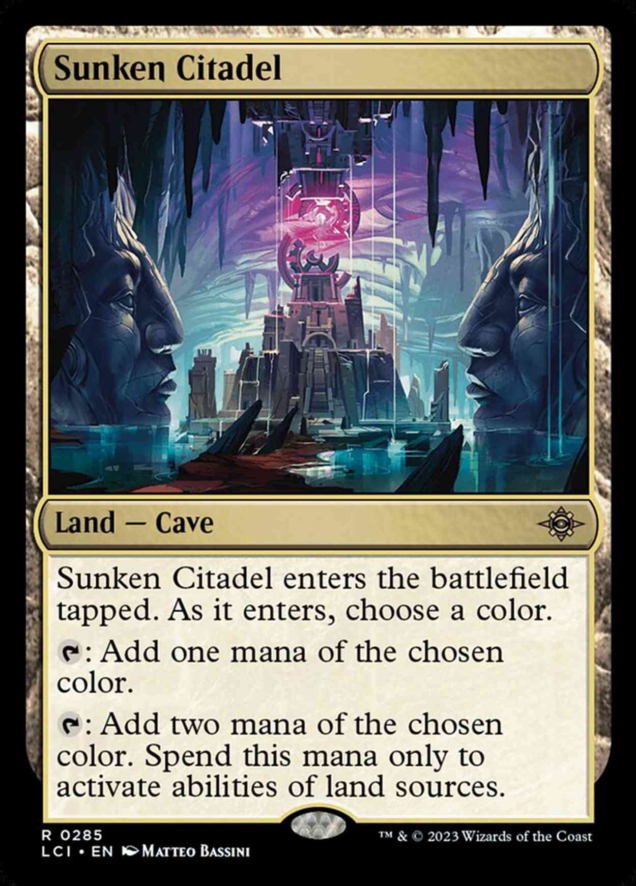 Sunken Citadel magic card front