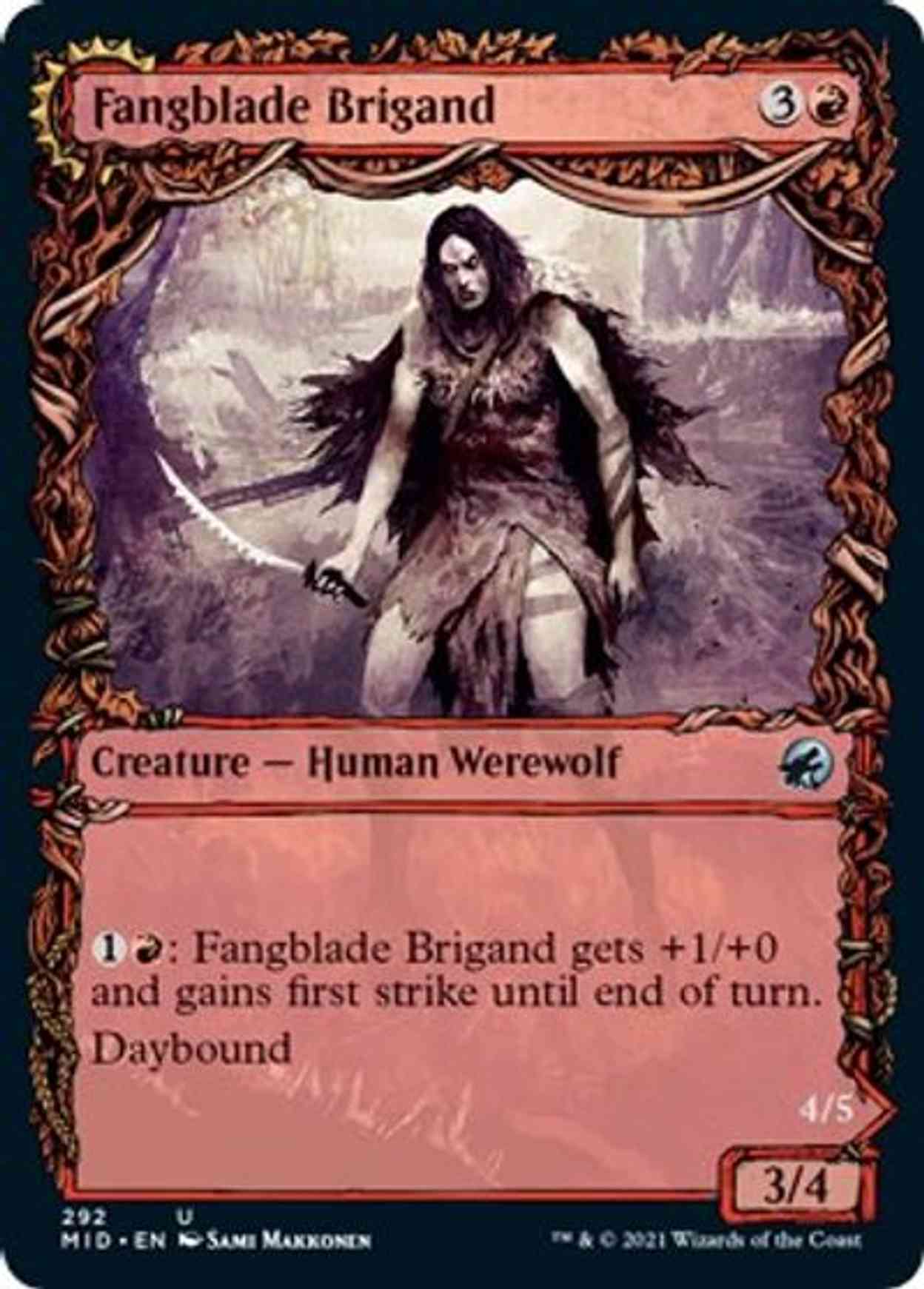Fangblade Brigand (Showcase) magic card front