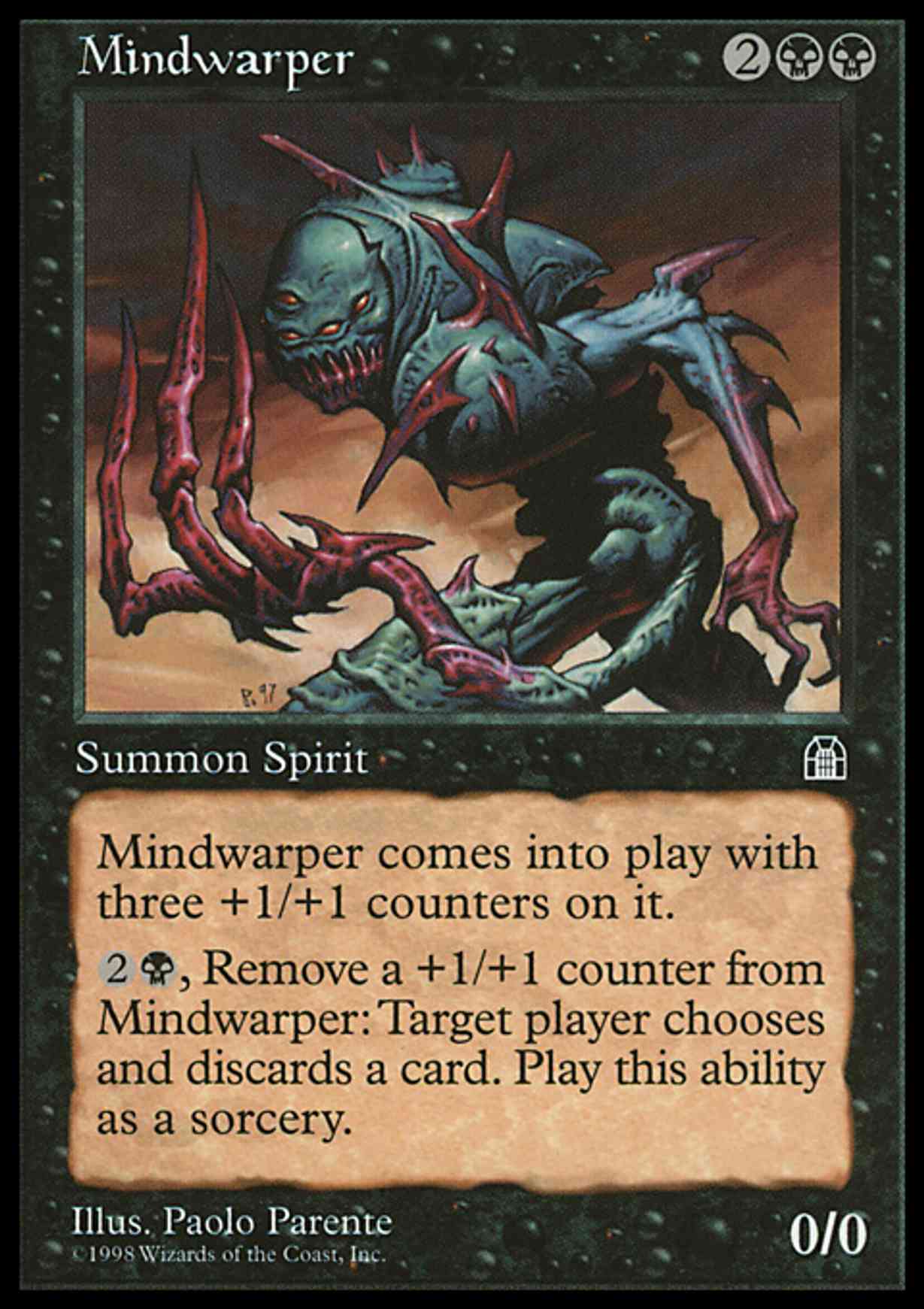 Mindwarper magic card front