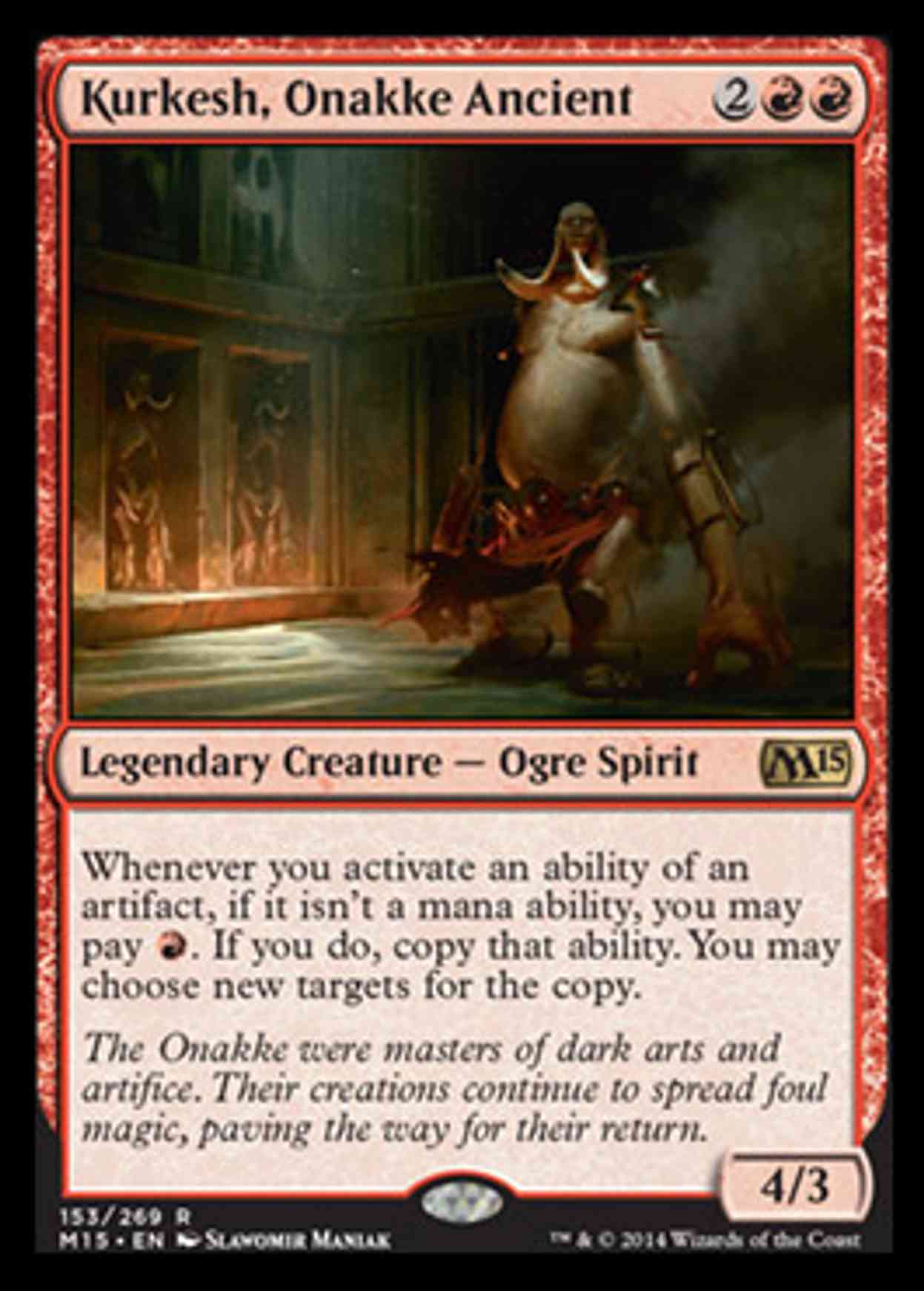 Kurkesh, Onakke Ancient magic card front