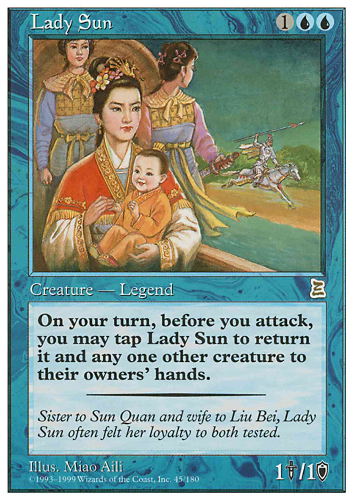 Lady Sun magic card front