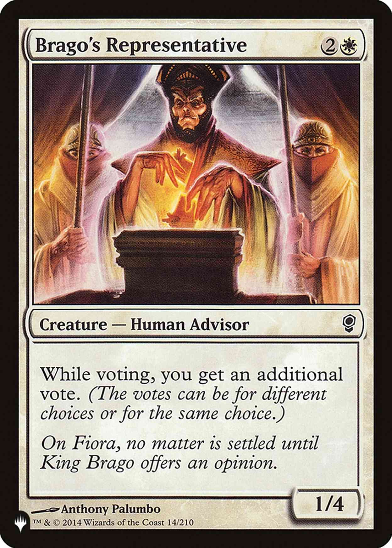 Brago's Representative magic card front