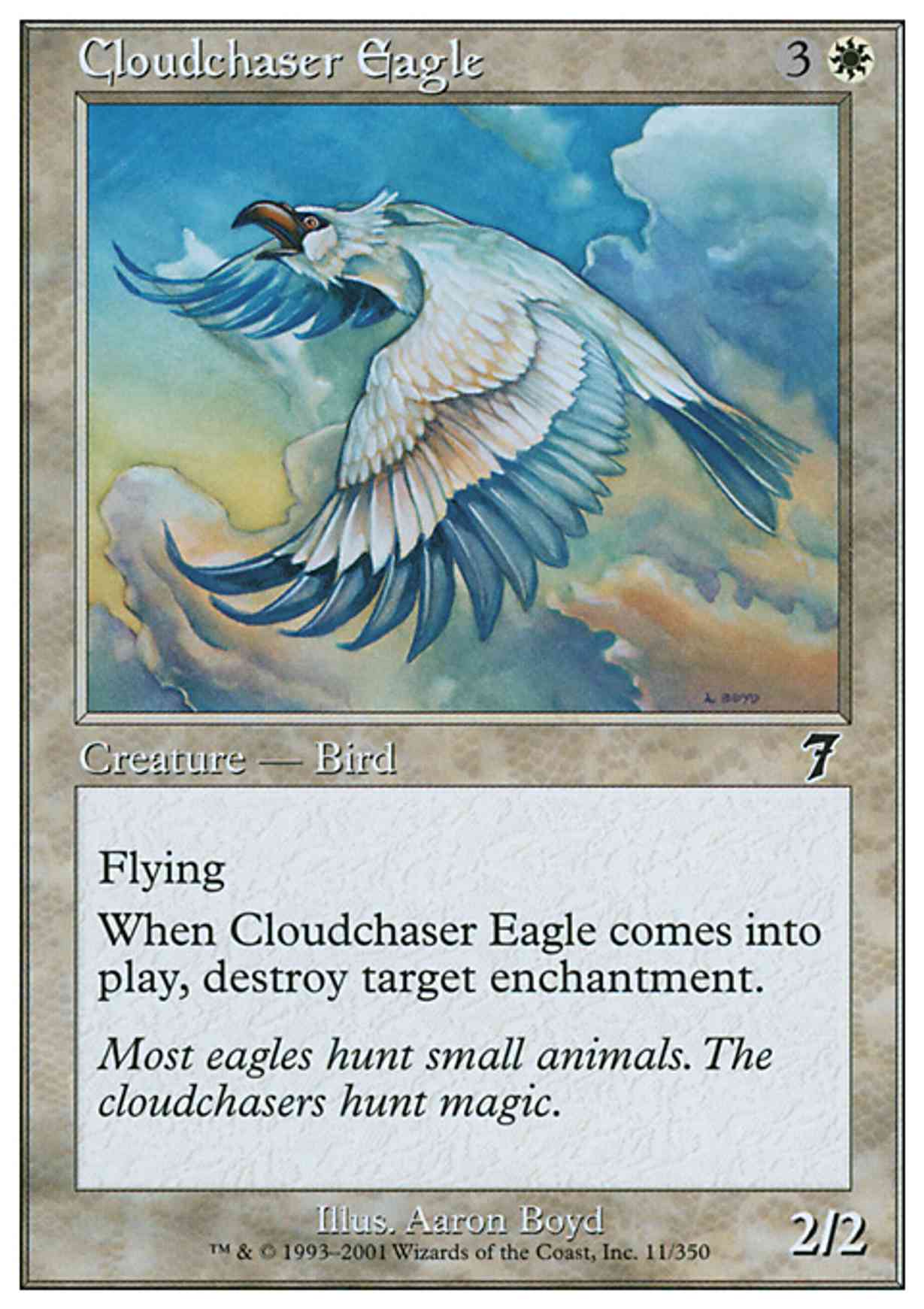 Cloudchaser Eagle magic card front