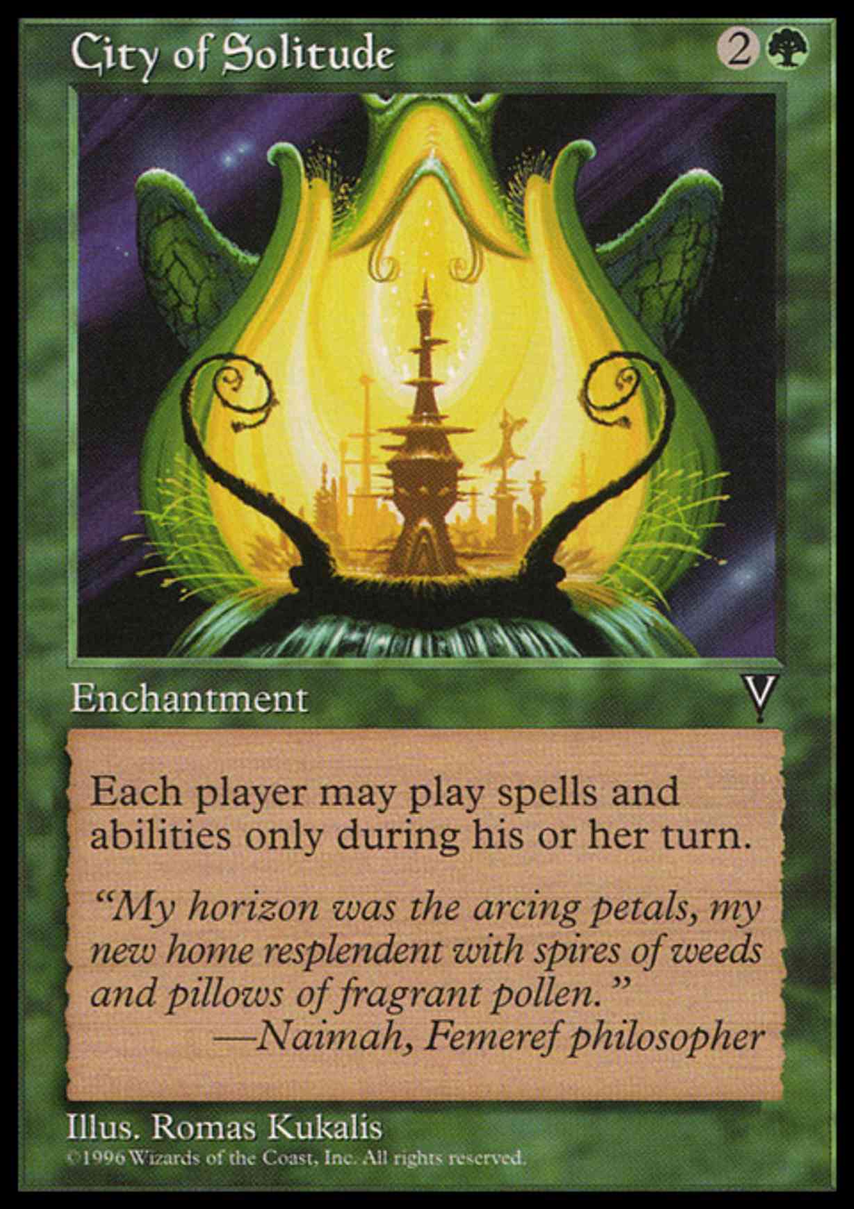 City of Solitude magic card front