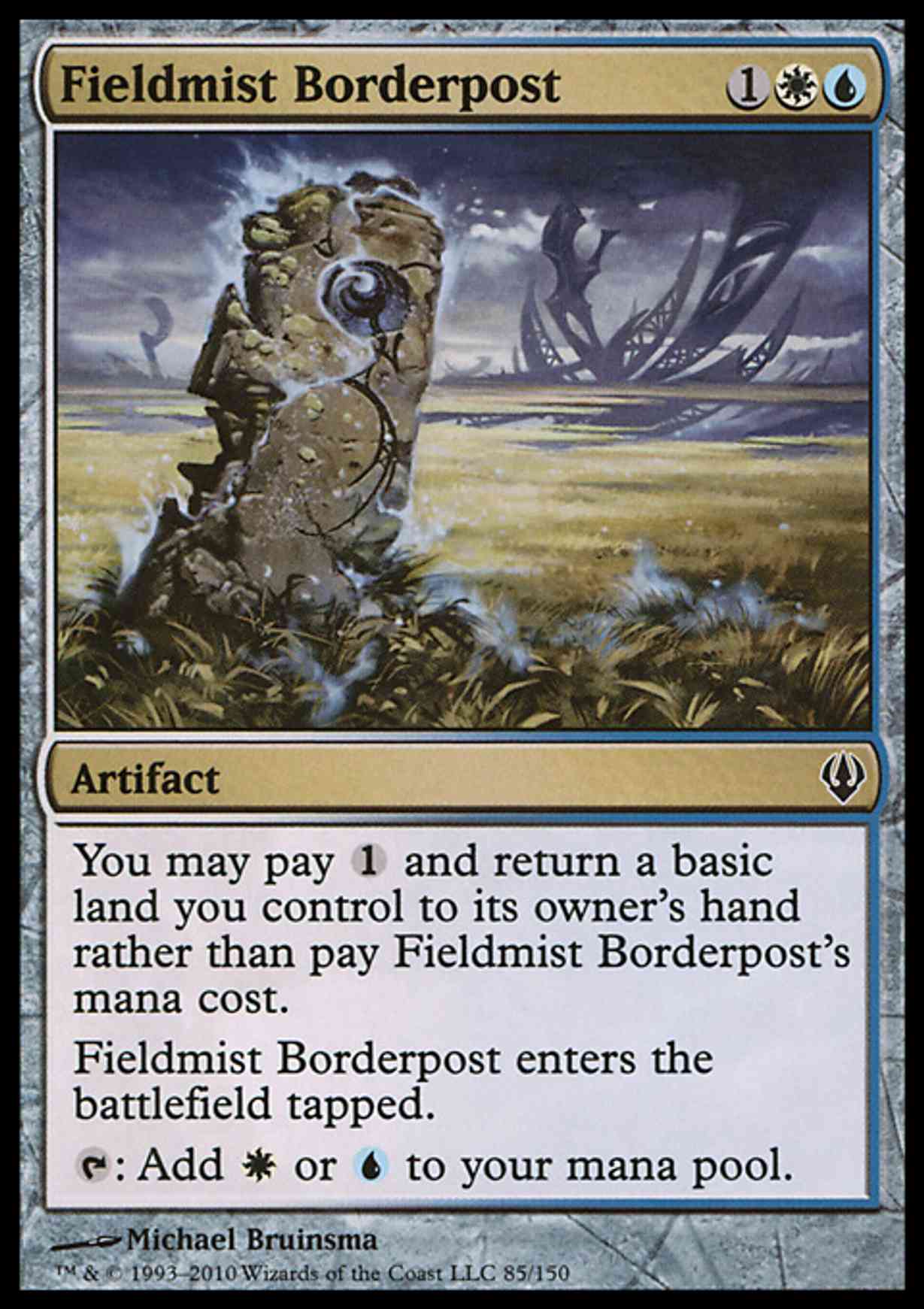Fieldmist Borderpost magic card front