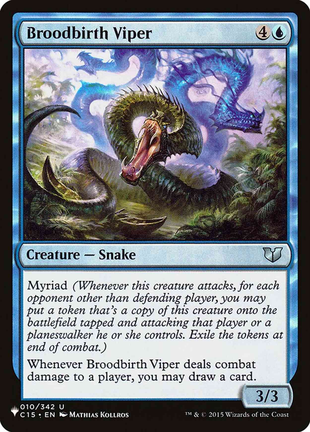 Broodbirth Viper magic card front