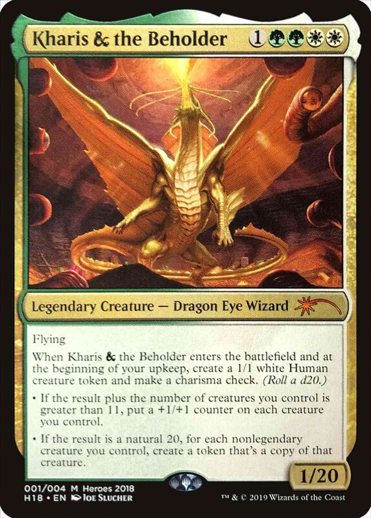 Kharis & the Beholder magic card front