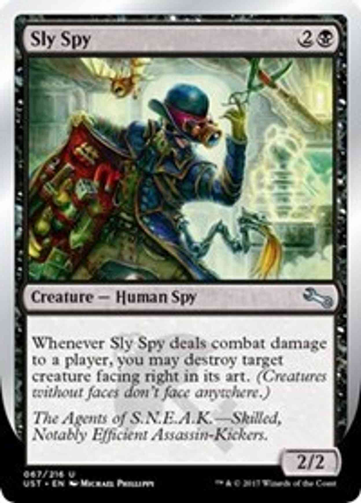 Sly Spy (D) magic card front