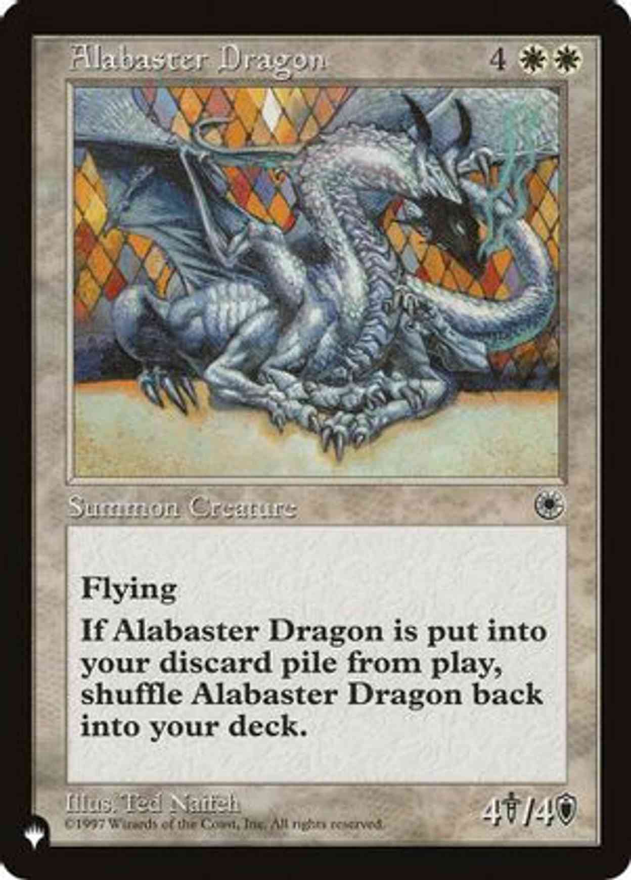 Alabaster Dragon magic card front