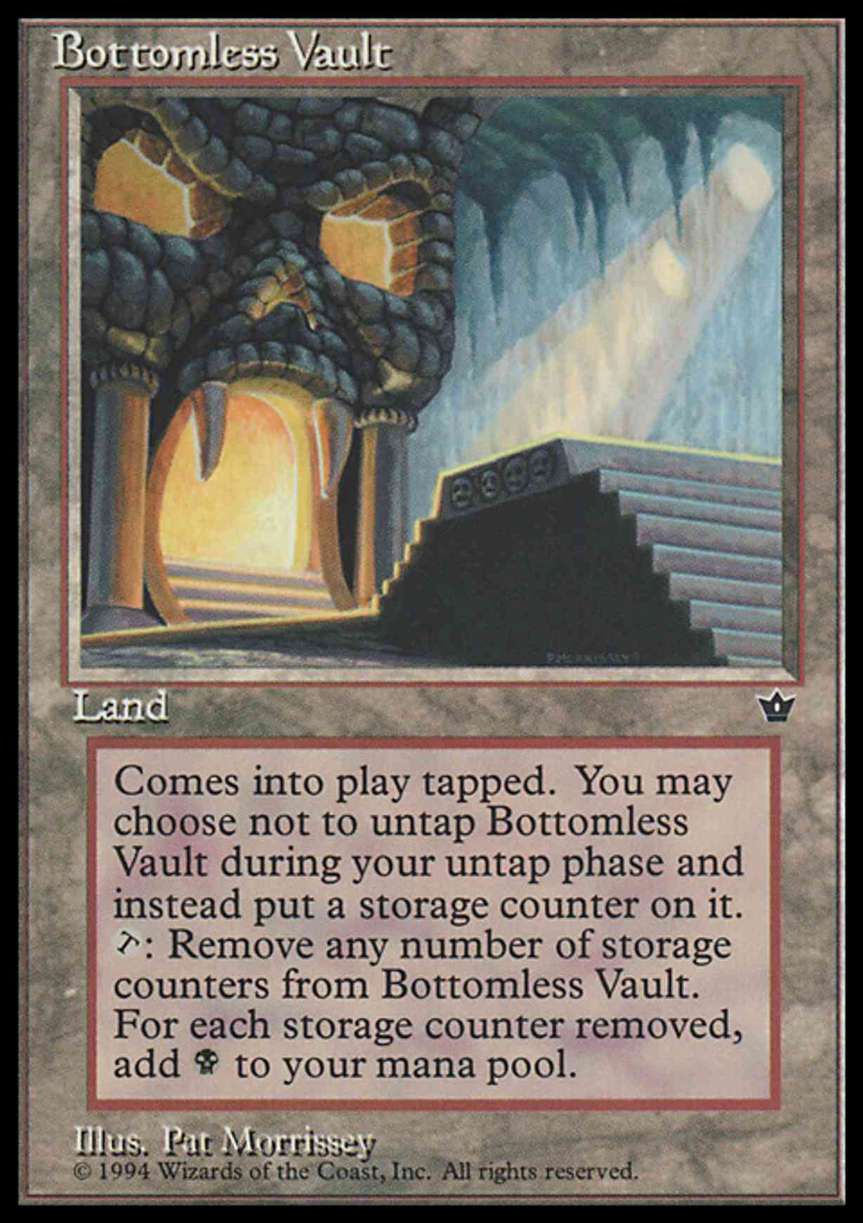 Bottomless Vault magic card front