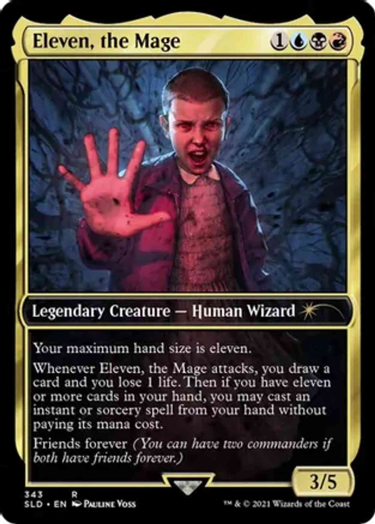 Eleven, the Mage magic card front