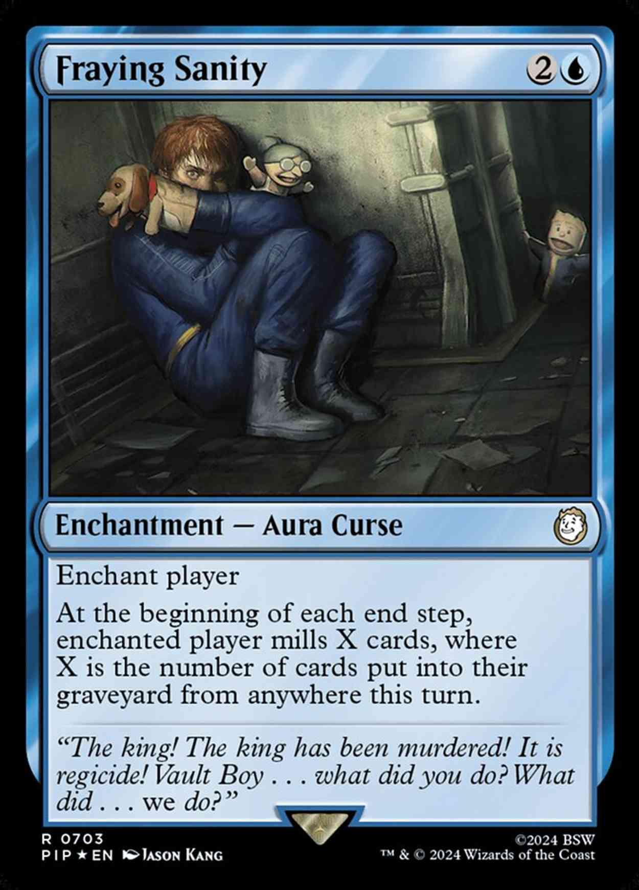 Fraying Sanity (Surge Foil) magic card front