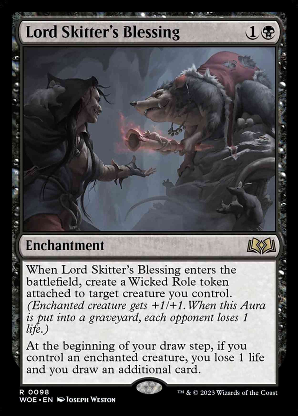 Lord Skitter's Blessing magic card front