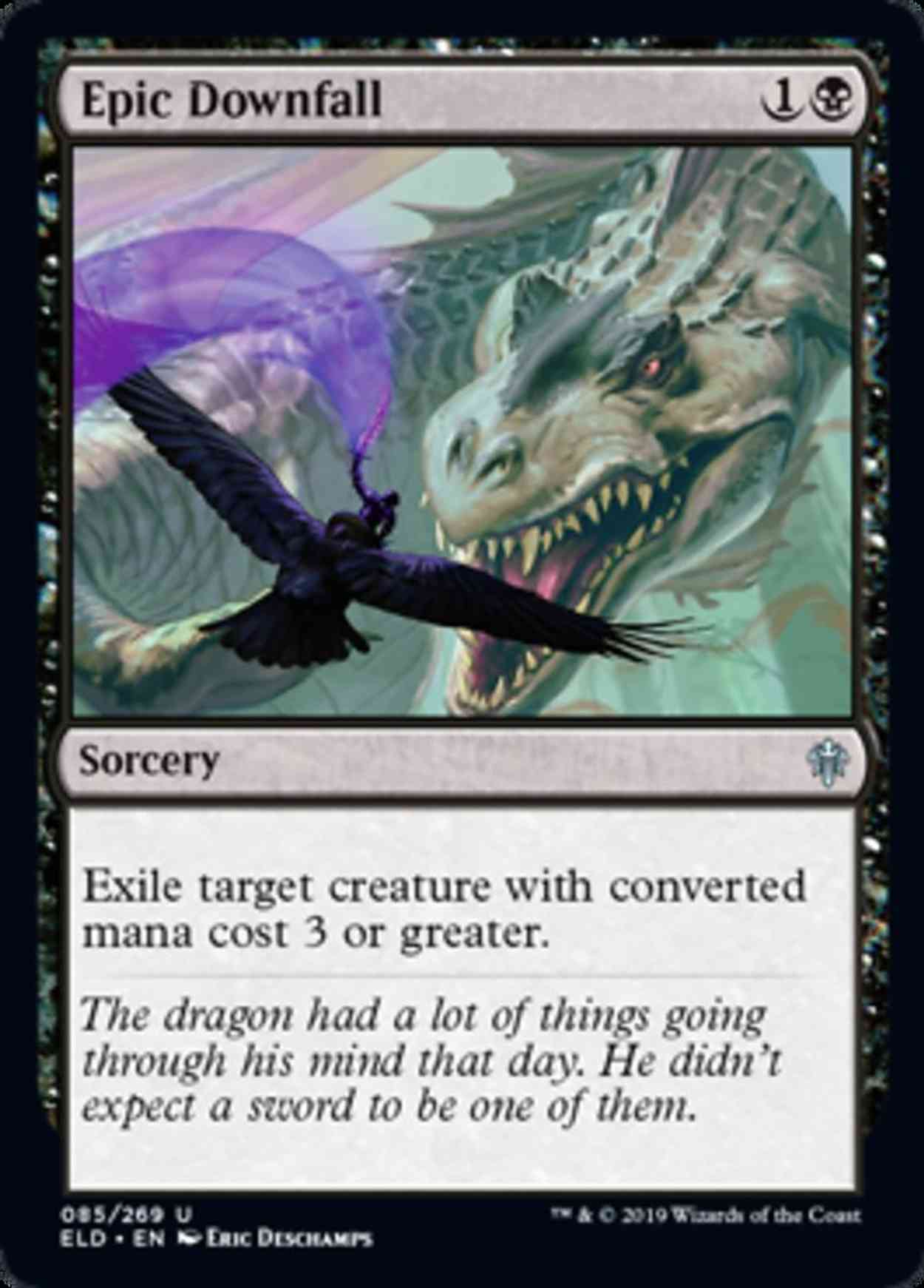 Epic Downfall magic card front