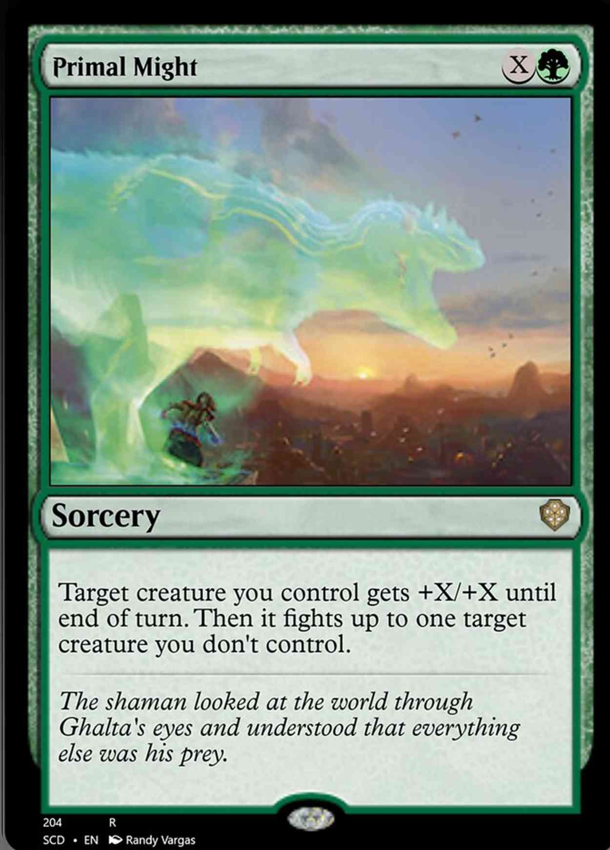Primal Might magic card front