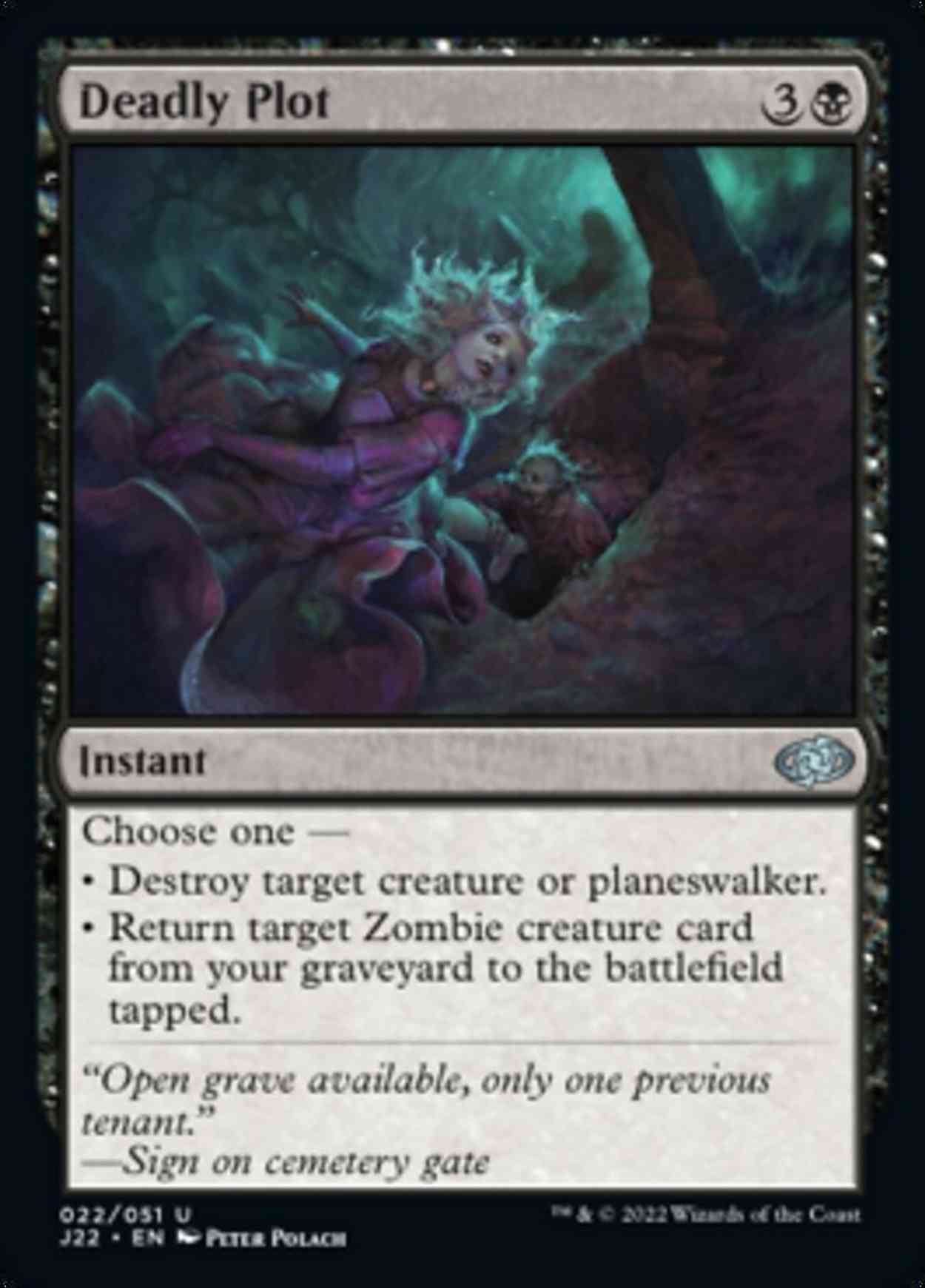 Deadly Plot magic card front