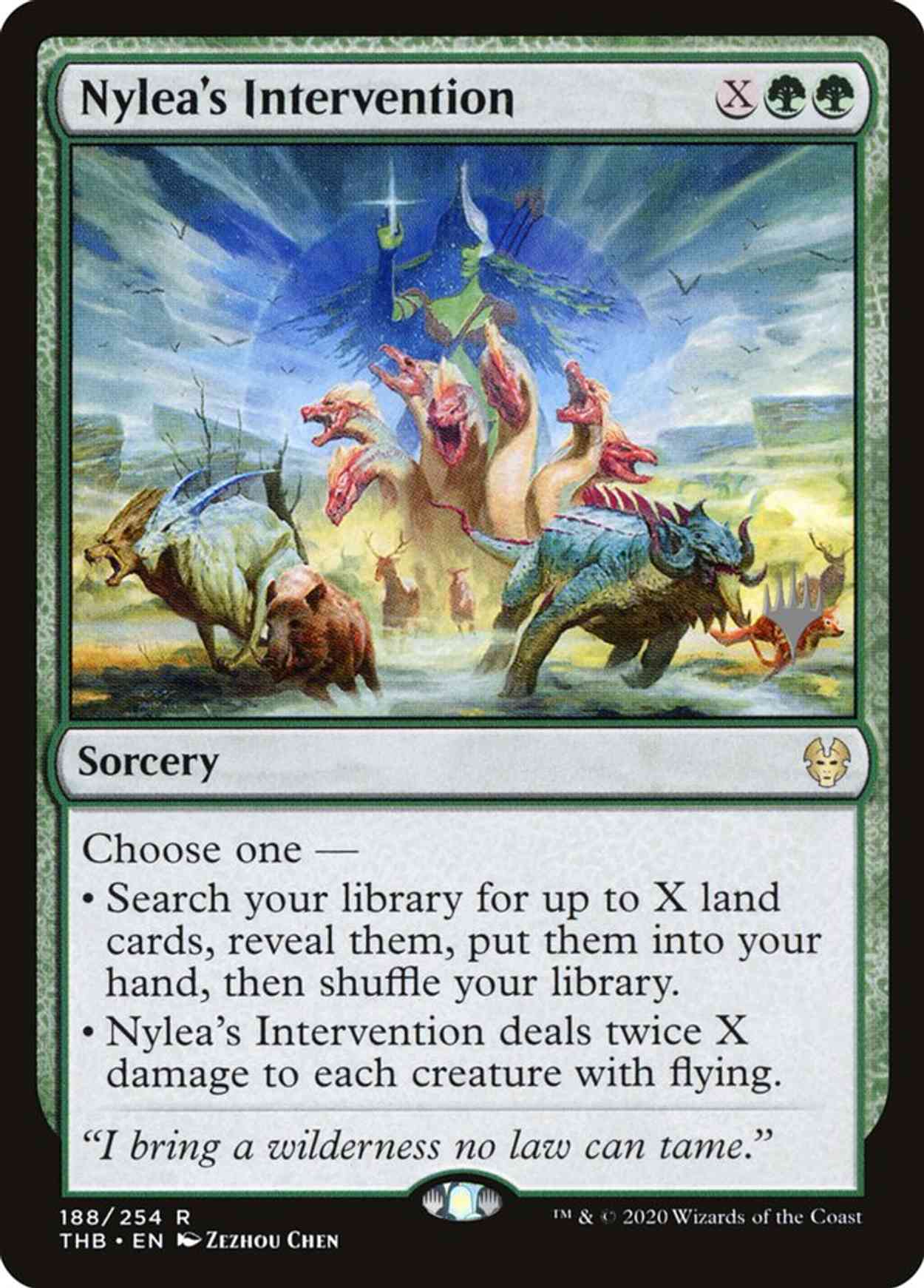 Nylea's Intervention magic card front
