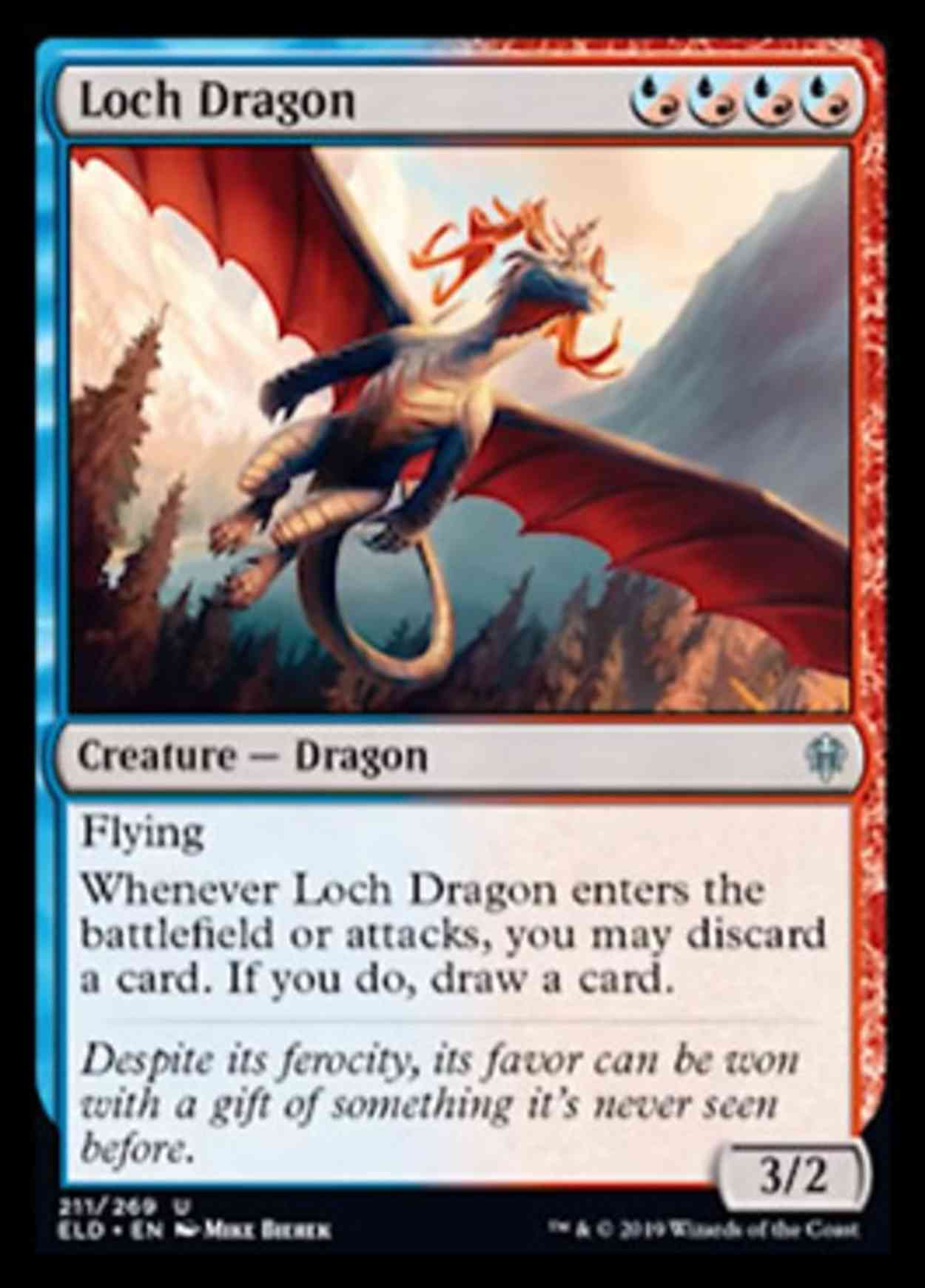 Loch Dragon magic card front