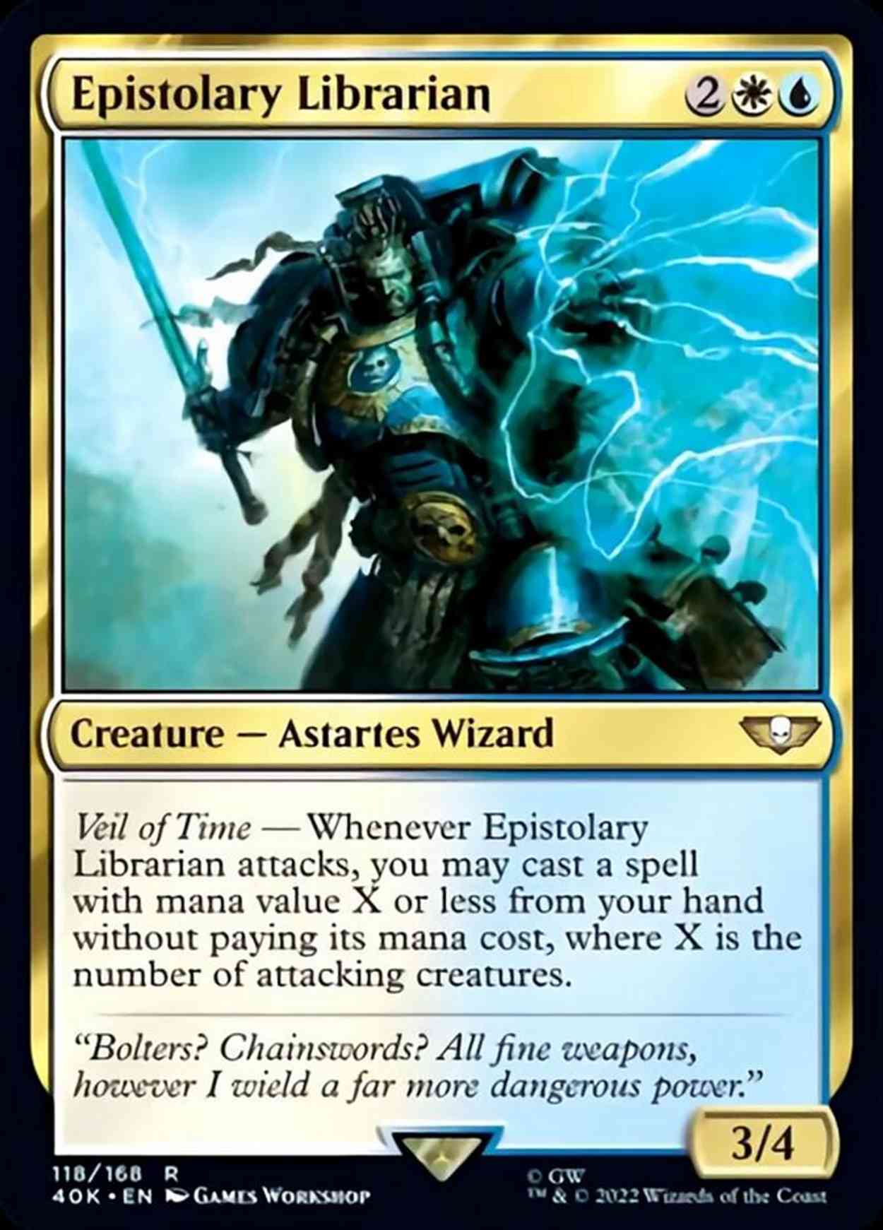 Epistolary Librarian magic card front