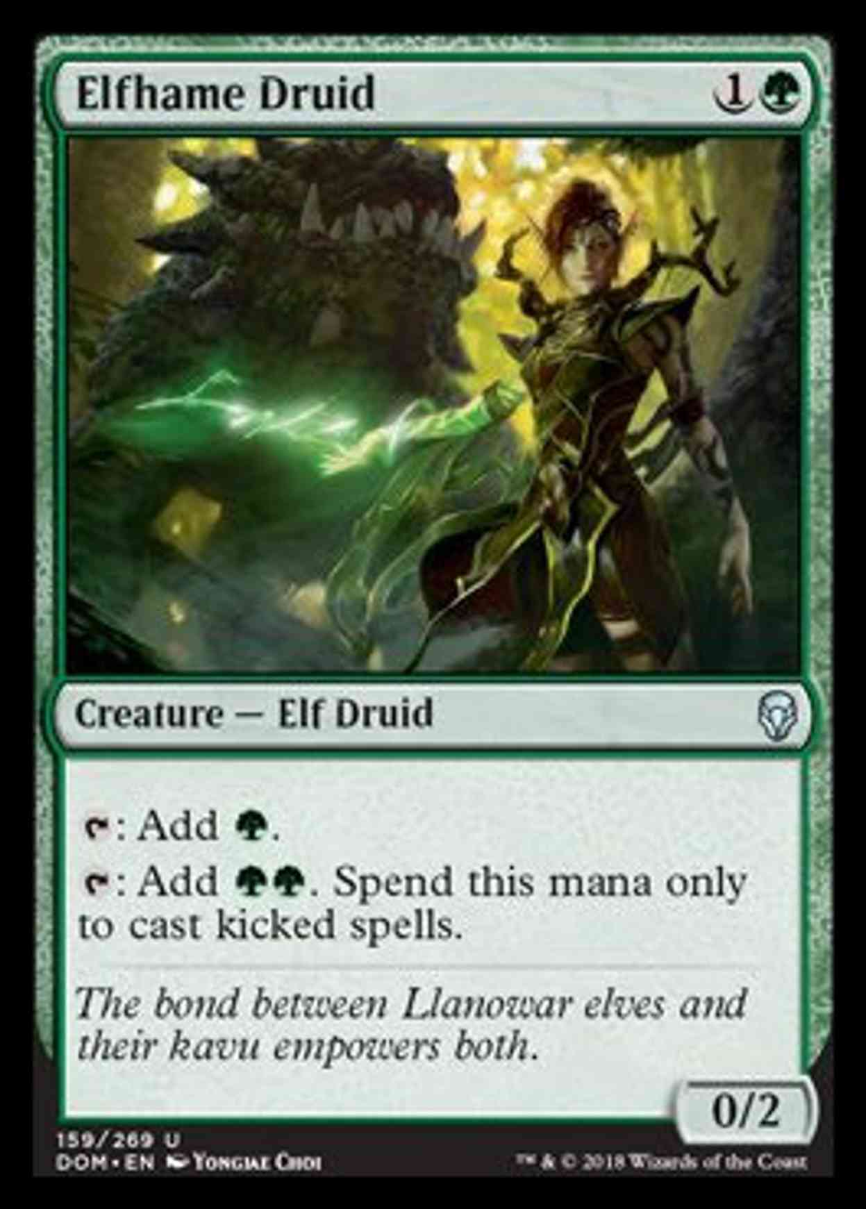 Elfhame Druid magic card front