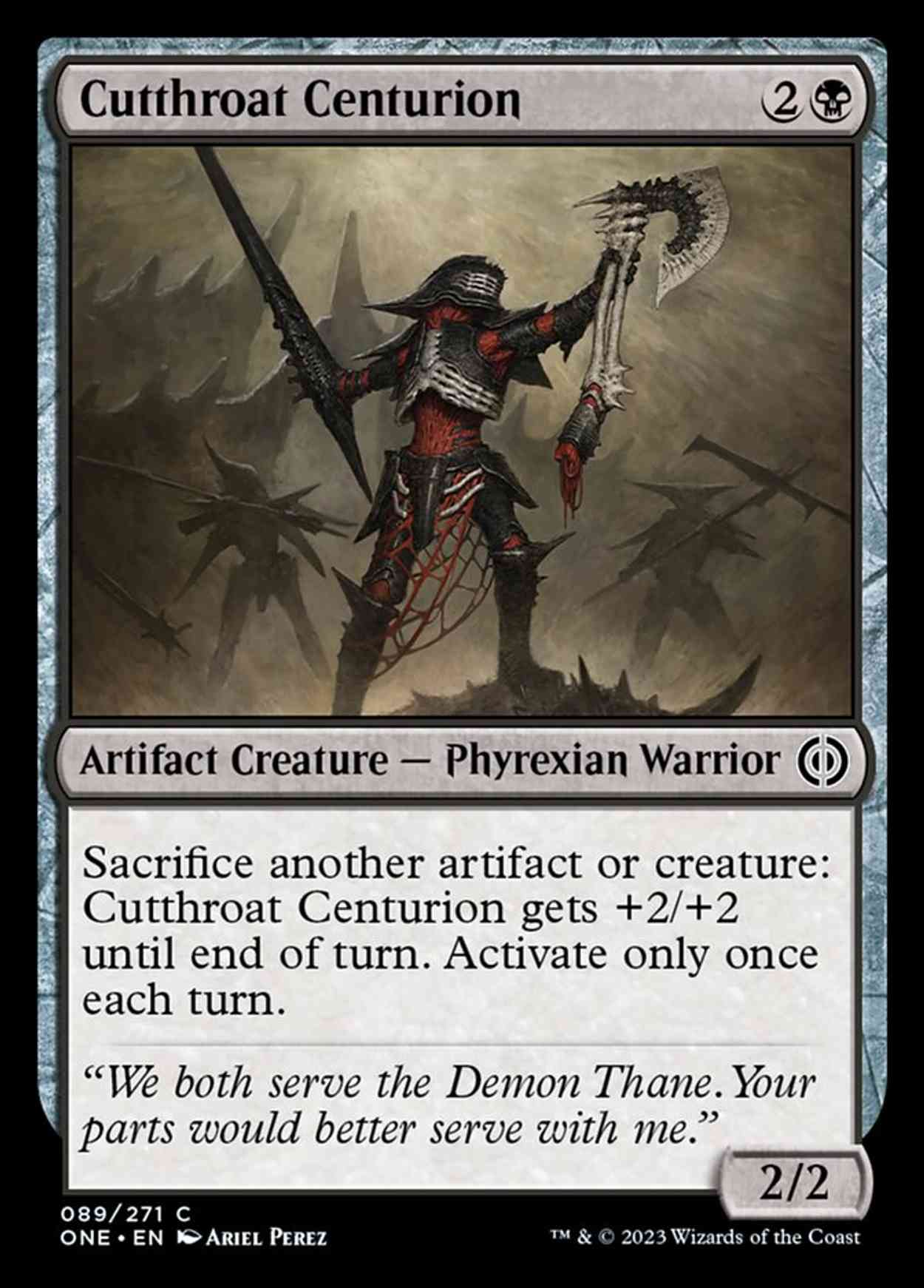 Cutthroat Centurion magic card front