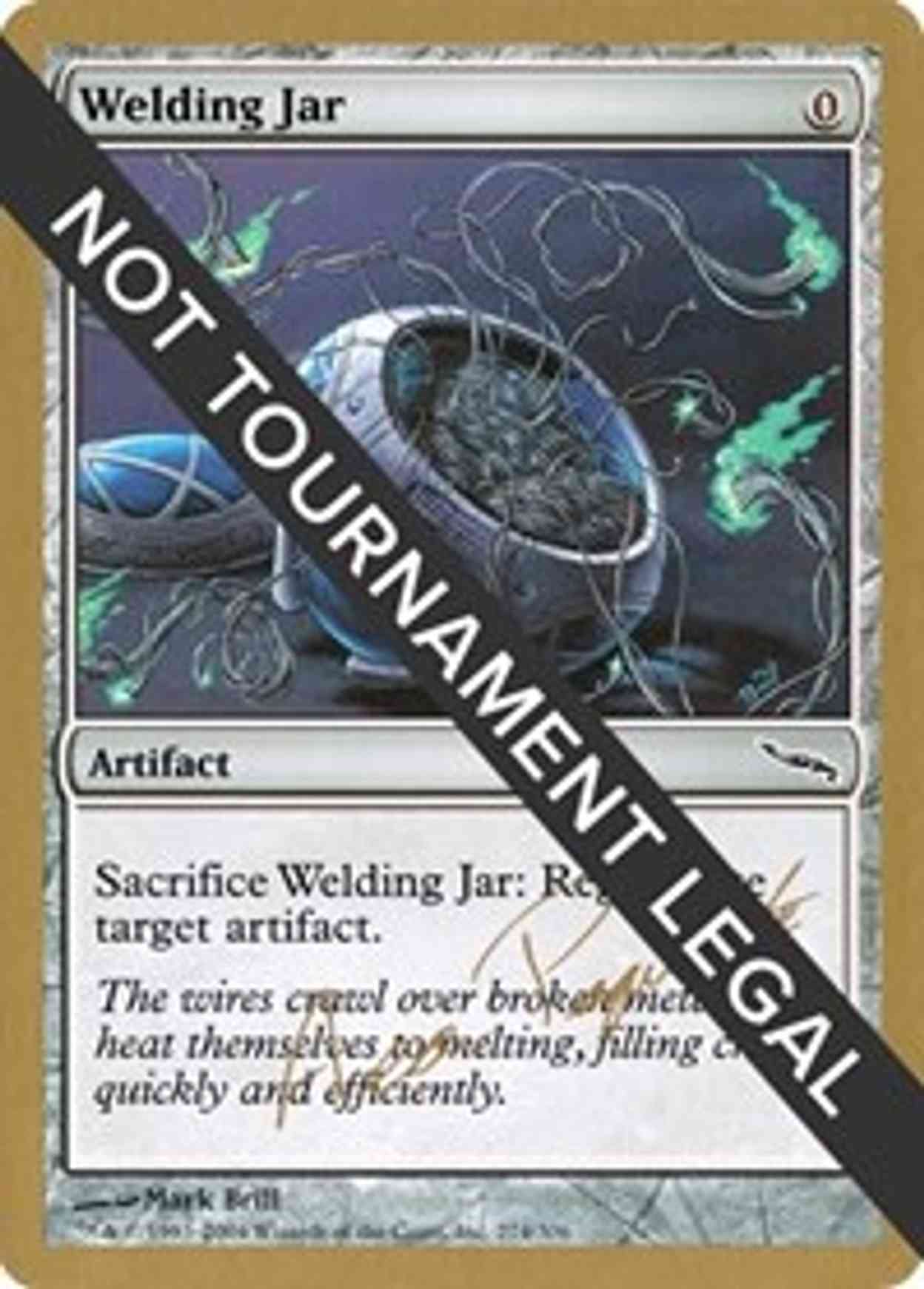 Welding Jar - 2004 Aeo Paquette (MRD) magic card front