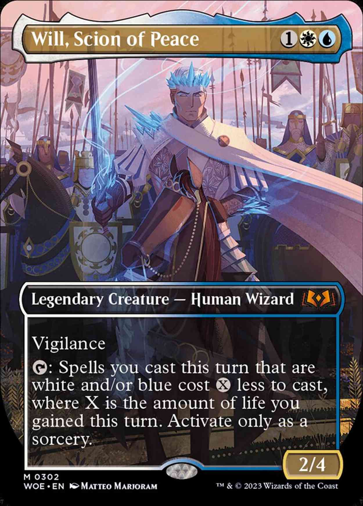 Will, Scion of Peace (Borderless) magic card front