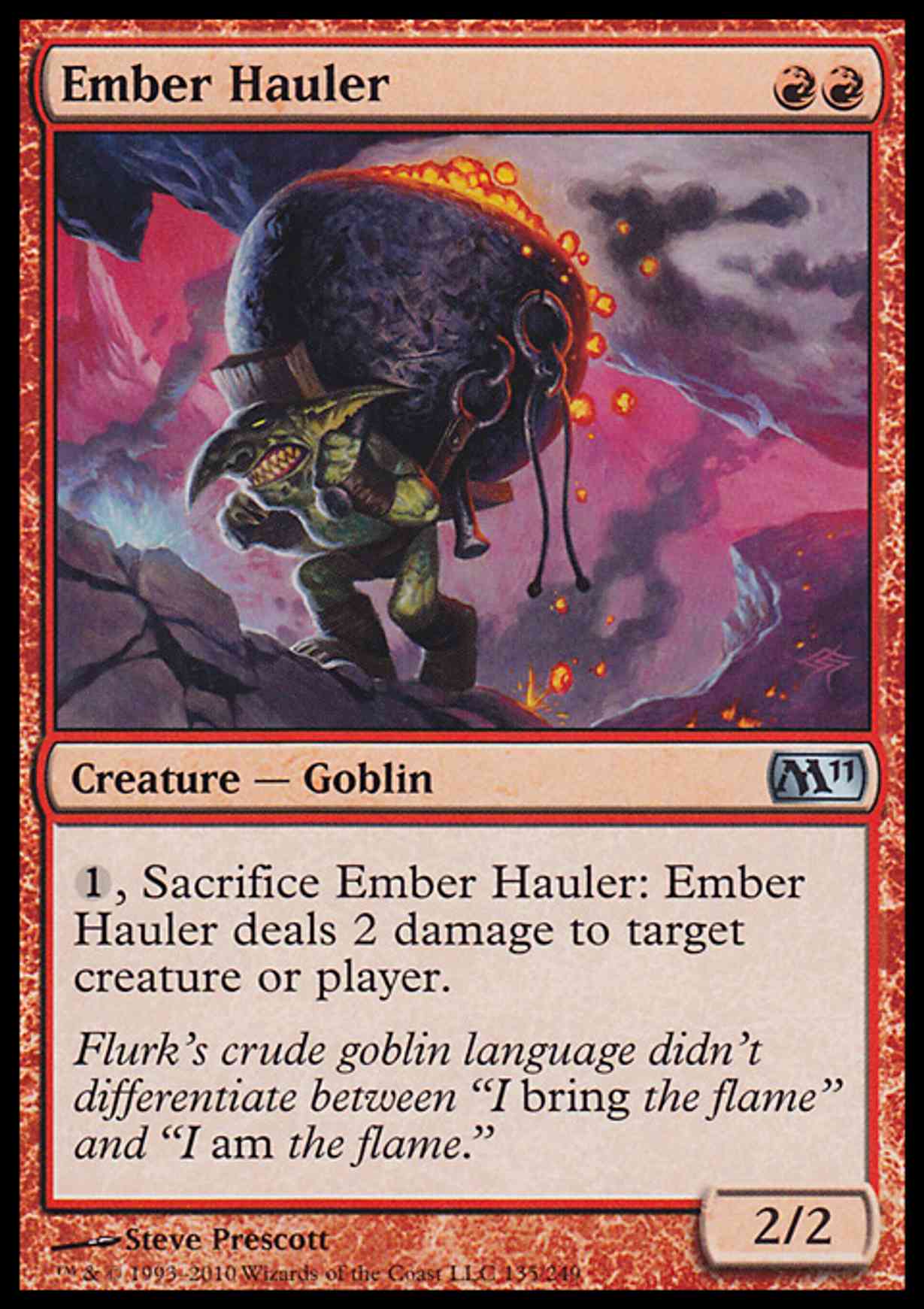 Ember Hauler Price from mtg Magic 2011