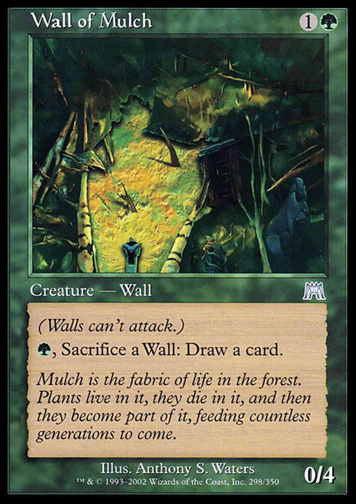 Wall of Mulch magic card front