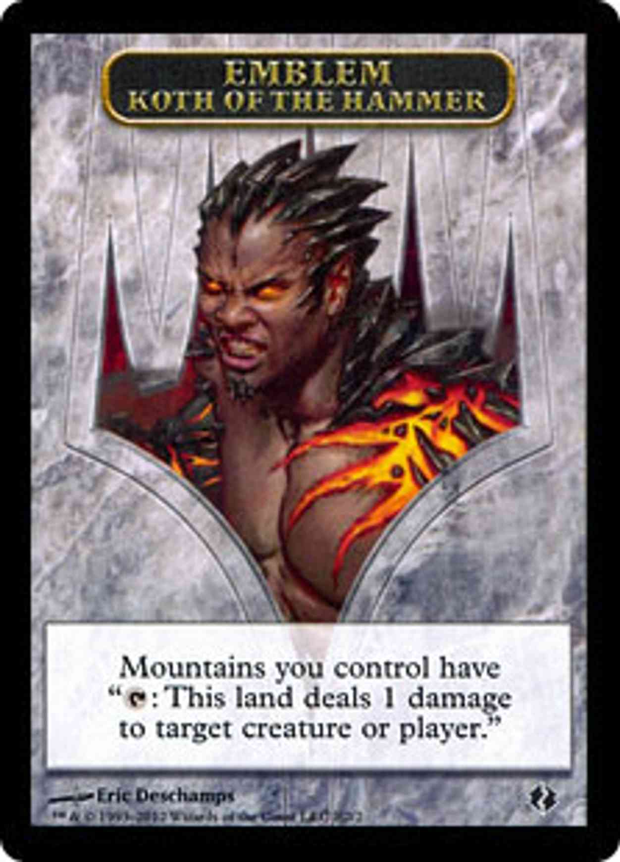 Emblem - Koth of the Hammer magic card front
