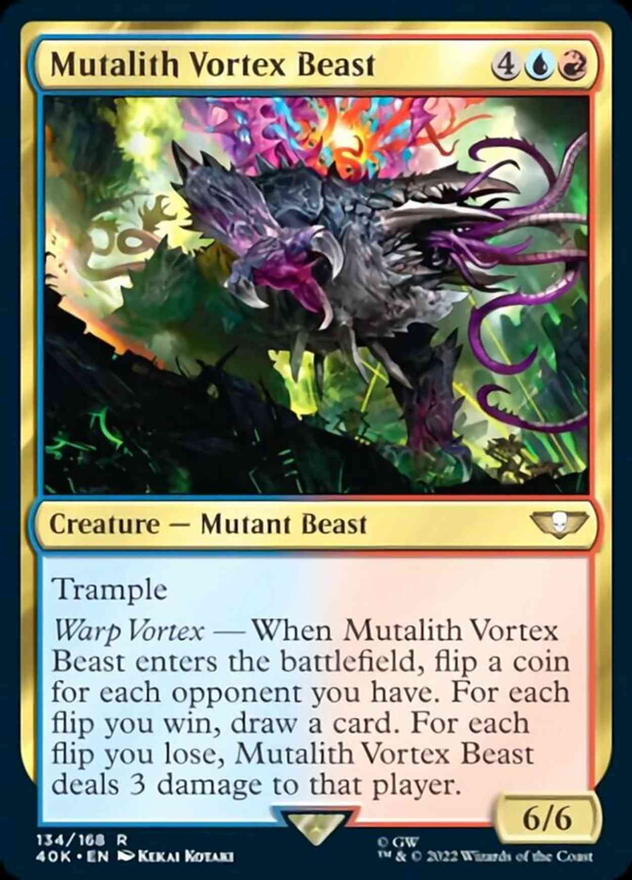 Mutalith Vortex Beast magic card front