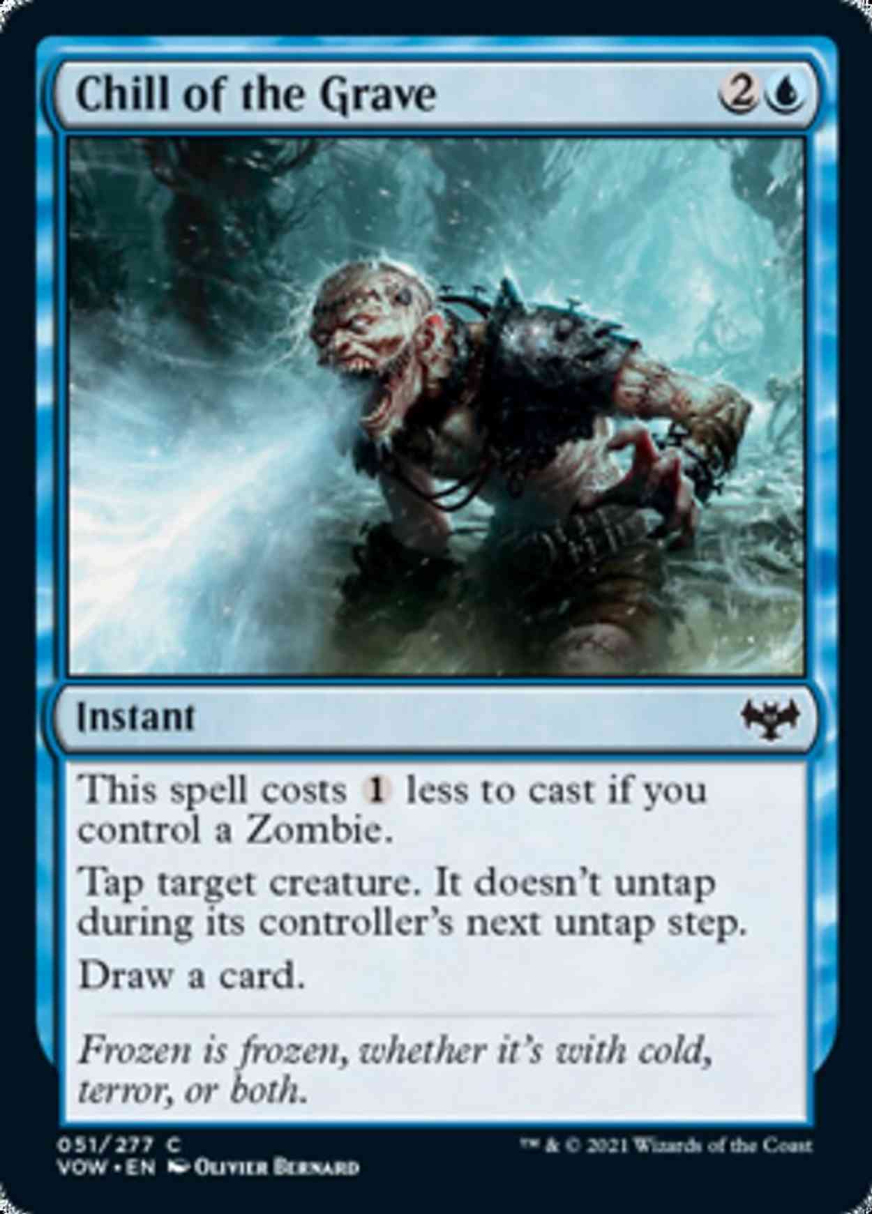 Chill of the Grave magic card front