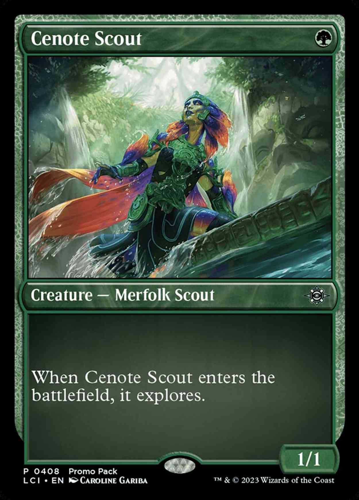 Cenote Scout magic card front