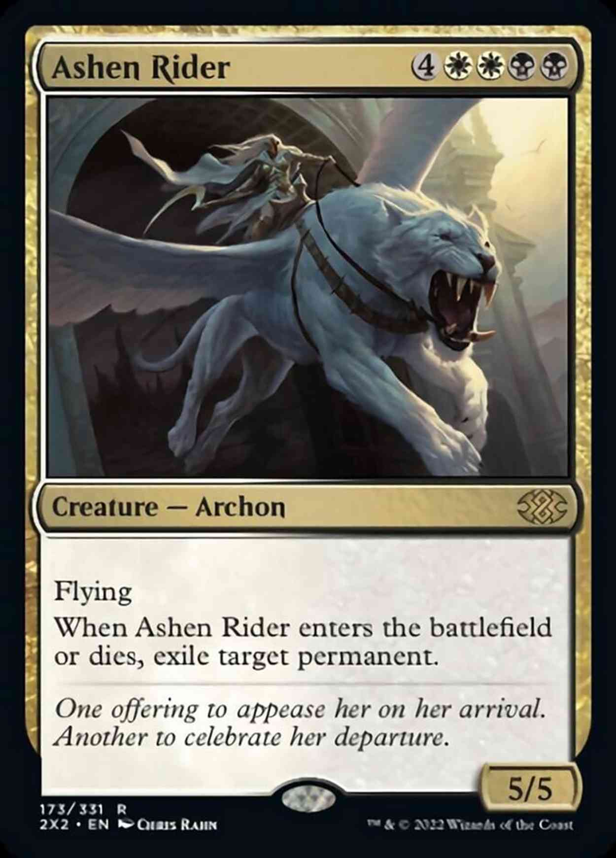 Ashen Rider magic card front